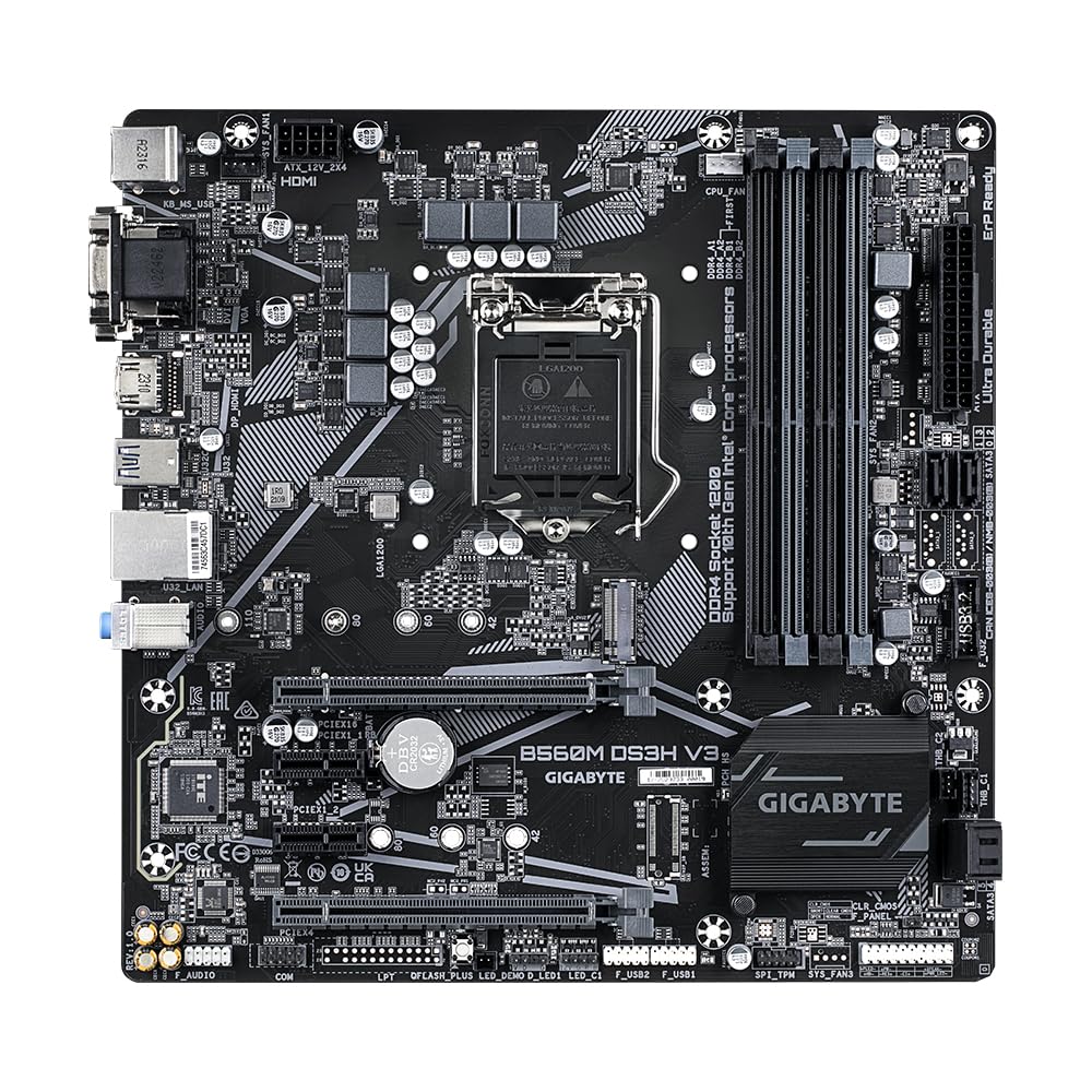 GIGABYTE B560M DS3H V3 scheda madre DDR4 LGA 1200