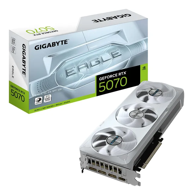 GIGABYTE RTX 5070 EAGLE OC ICE SFF 12G scheda grafica 12GB GDDR7