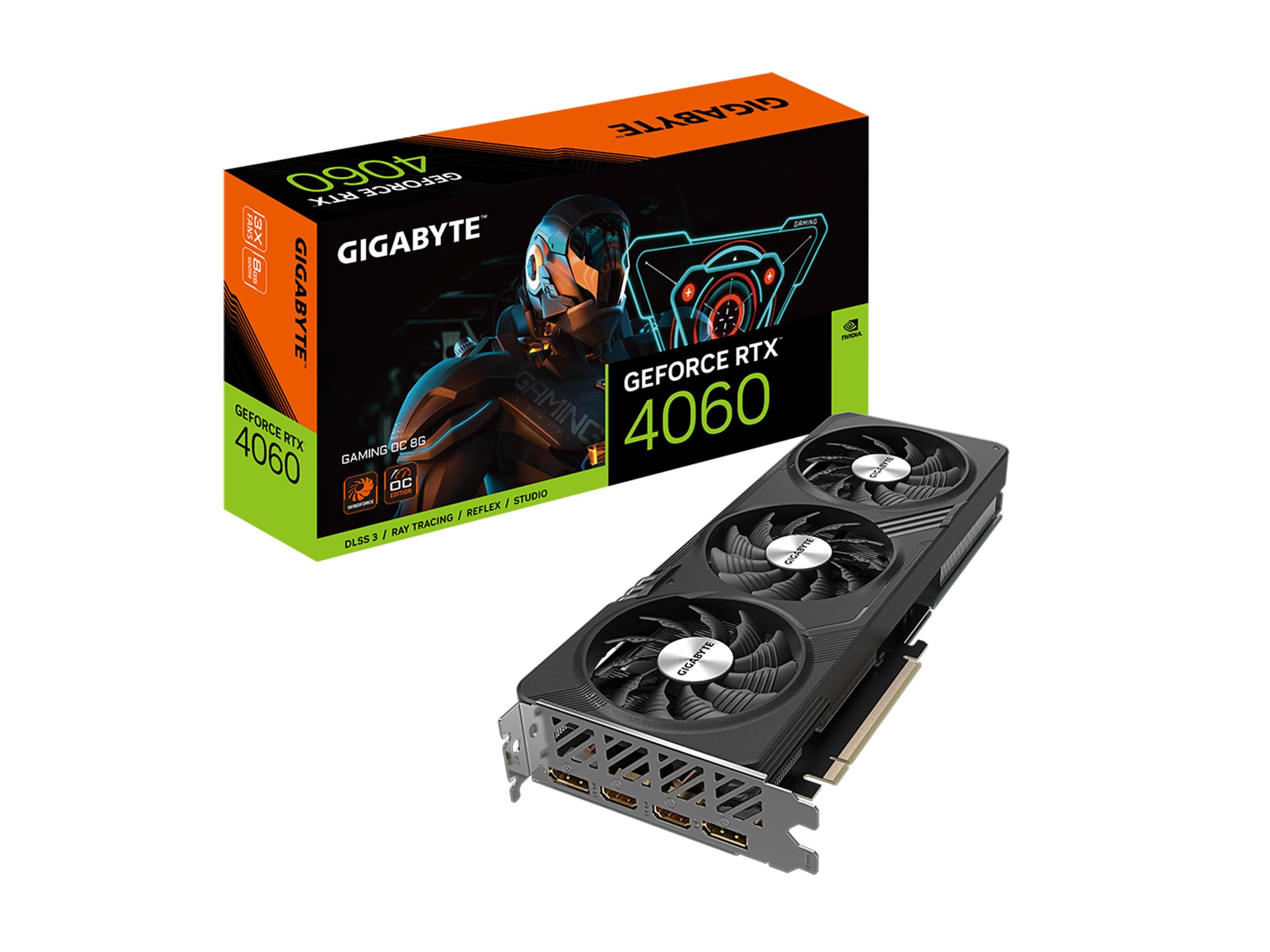 GIGABYTE Gaming OC GV-N4060GAMING OC-8GD scheda grafica 8GB GDDR6