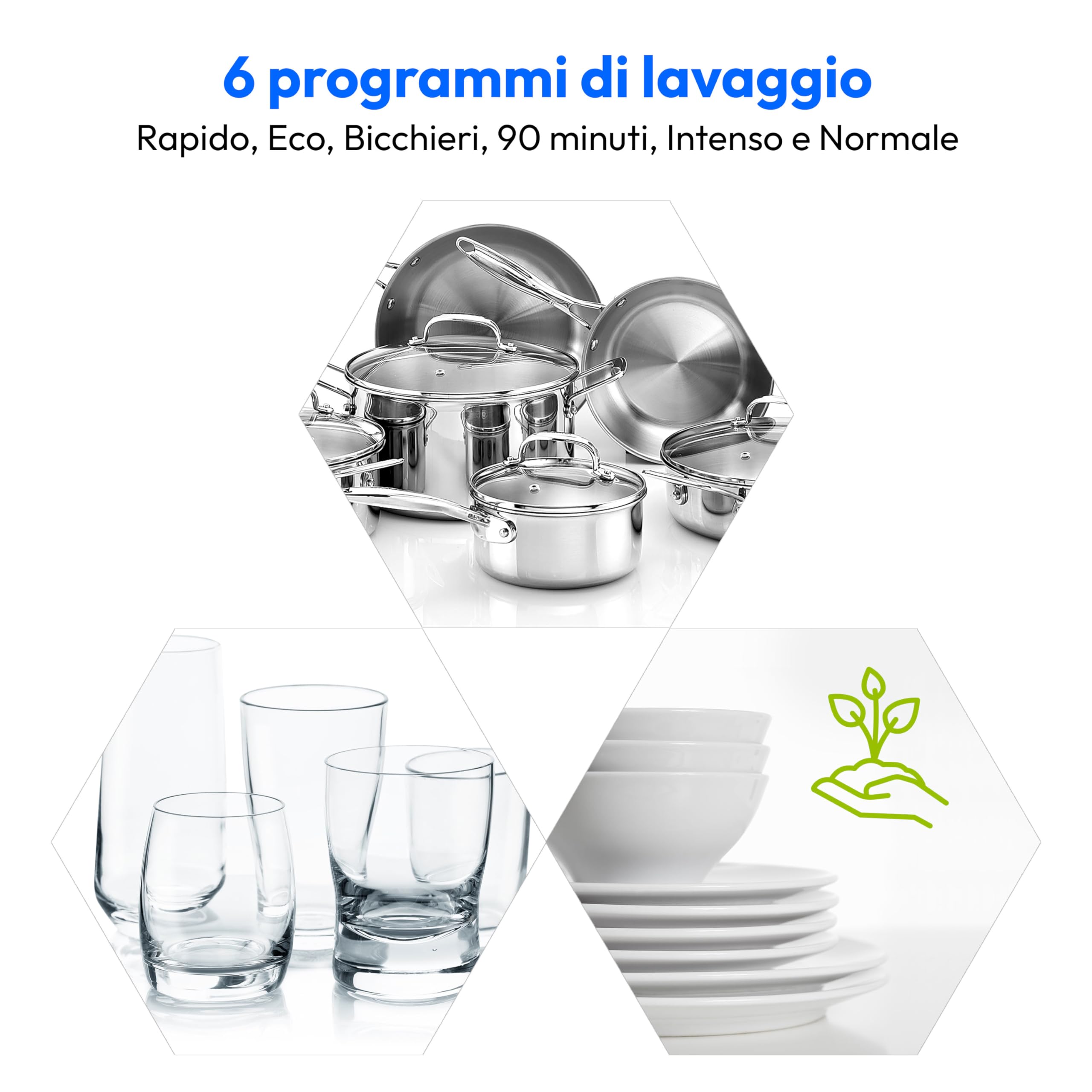 MEDION MD37496 mini lavastoviglie 6 coperti 47dB