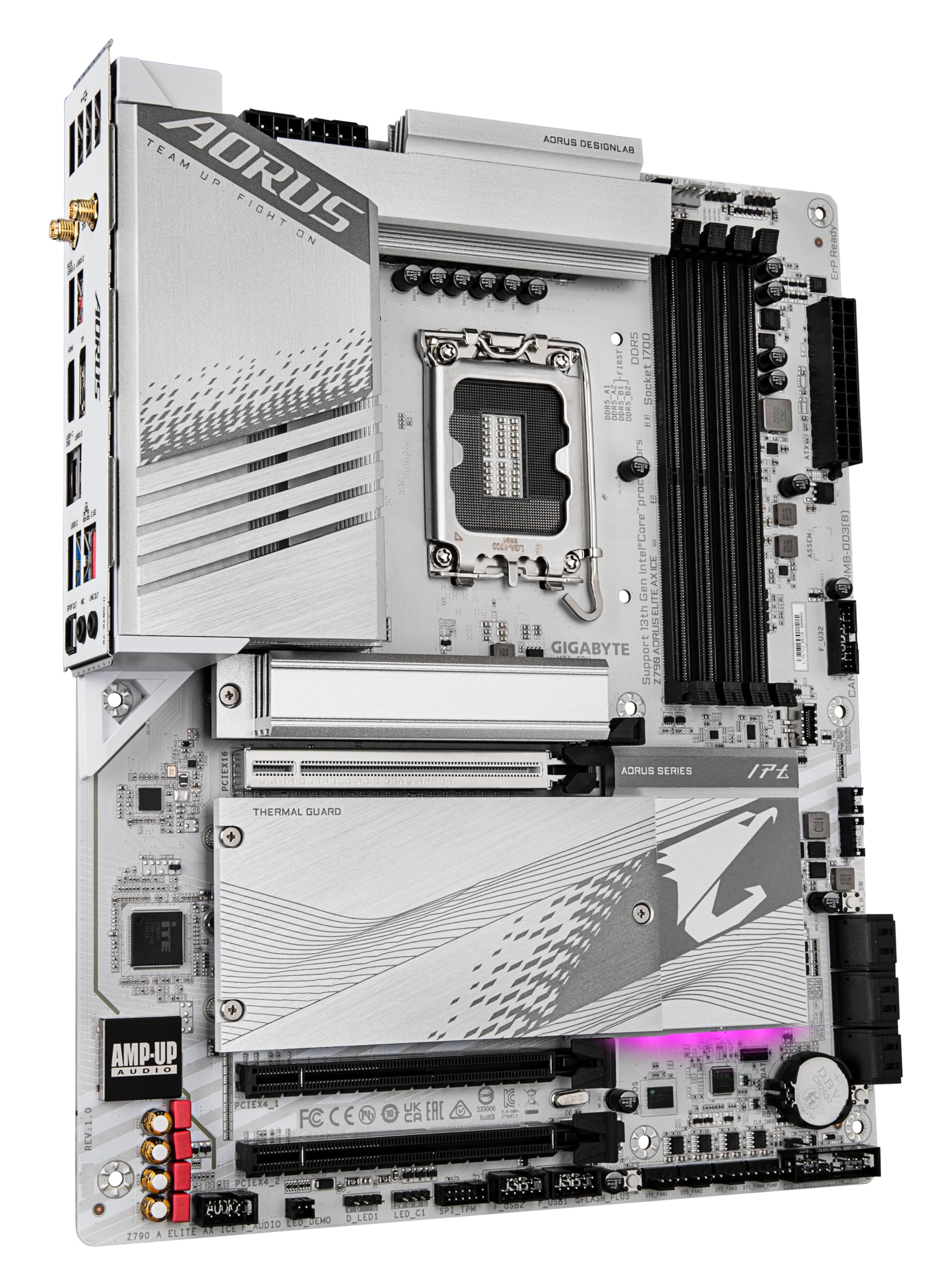 Gigabyte Z790 Aorus Elite AX Ice scheda madre DDR5 WiFi 6E