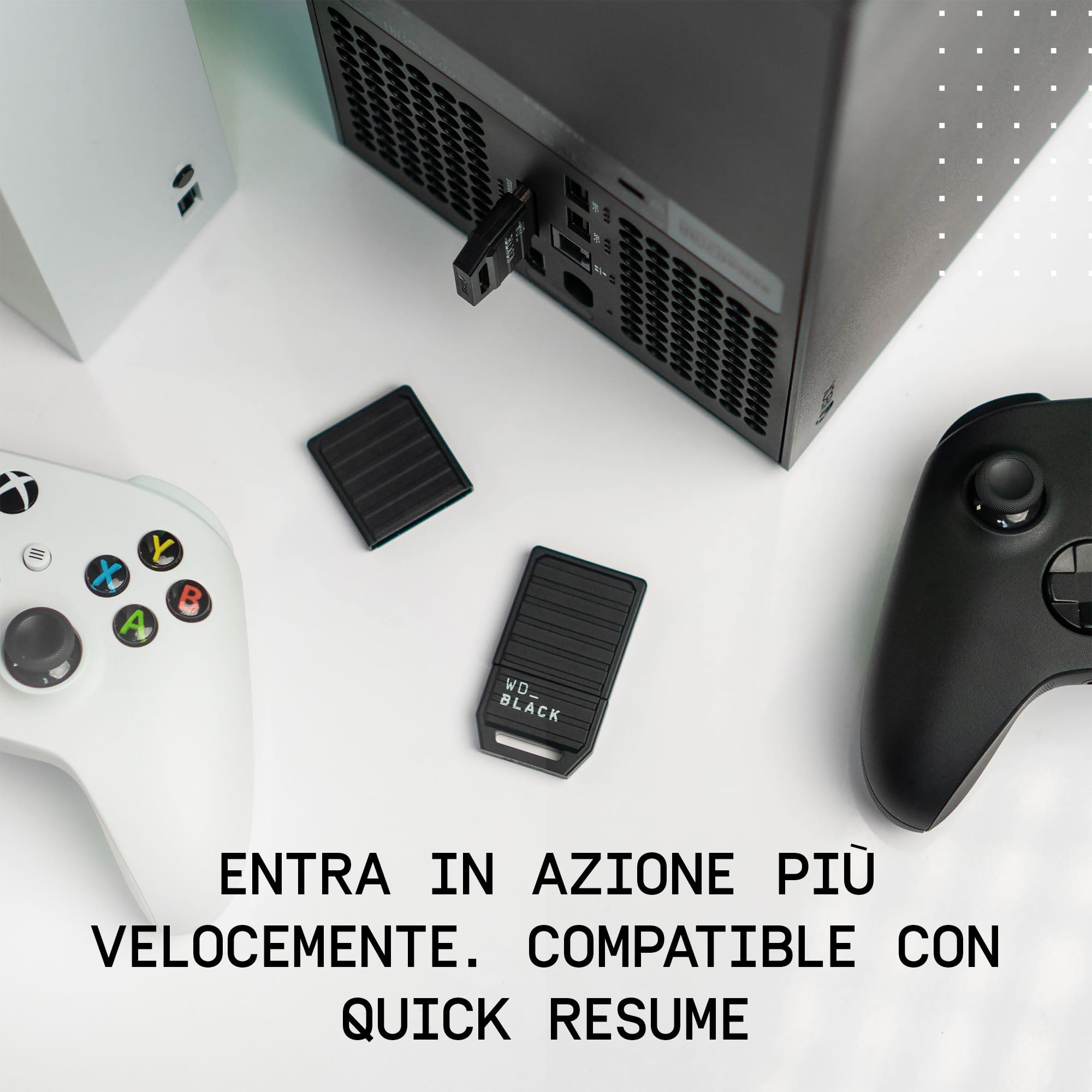 Xbox Series S 512GB console + WD_BLACK C50 1TB bundle velocita