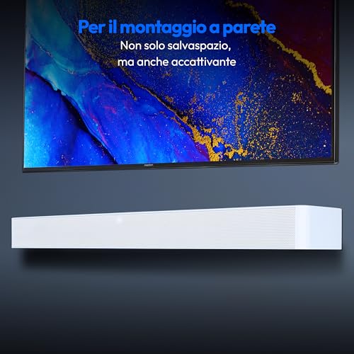 MEDION P61155 Soundbar Bluetooth 2.0 Bianca 60W