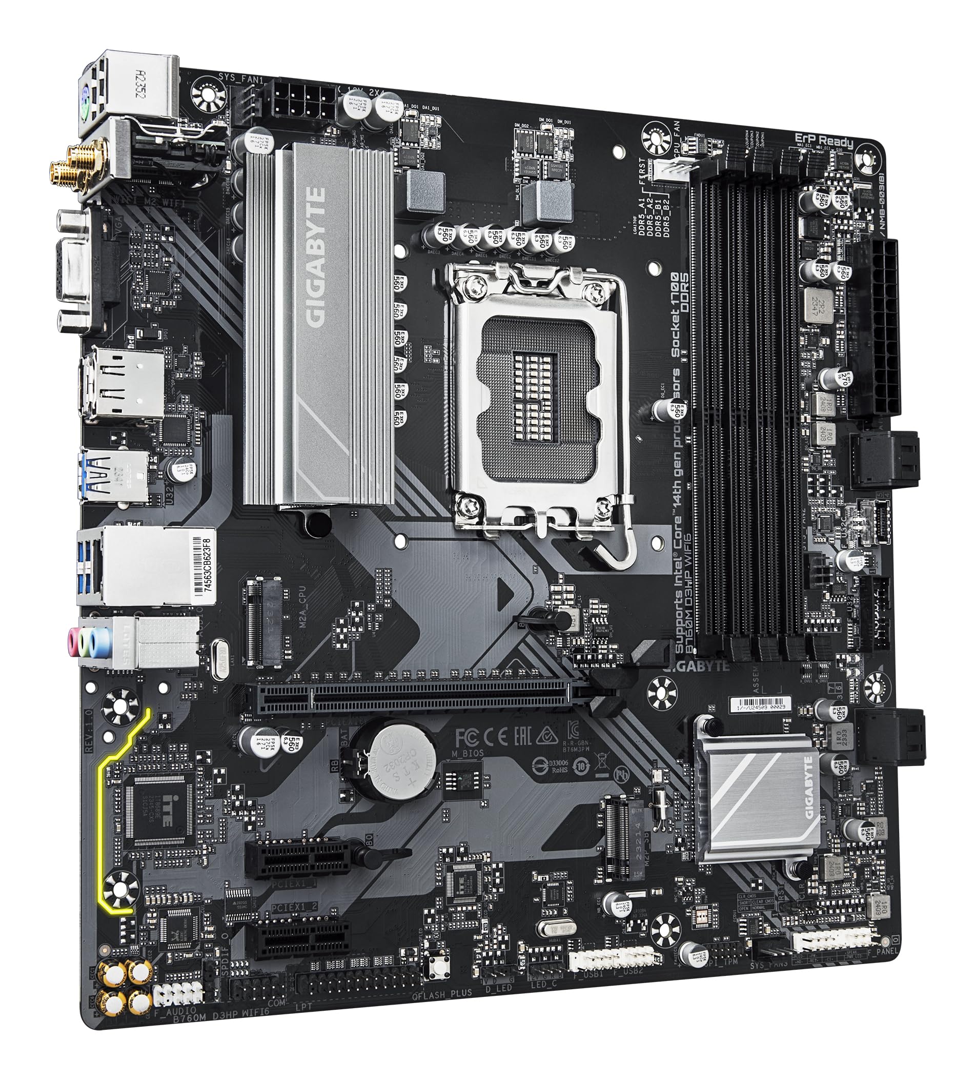 Gigabyte B760M D3HP WiFi6 scheda madre DDR5 mATX