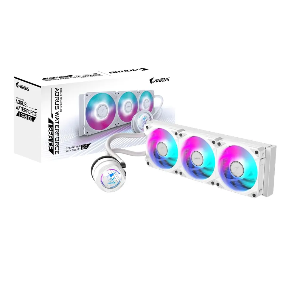 Gigabyte Aorus Waterforce II 360 ICE dissipatore bianco