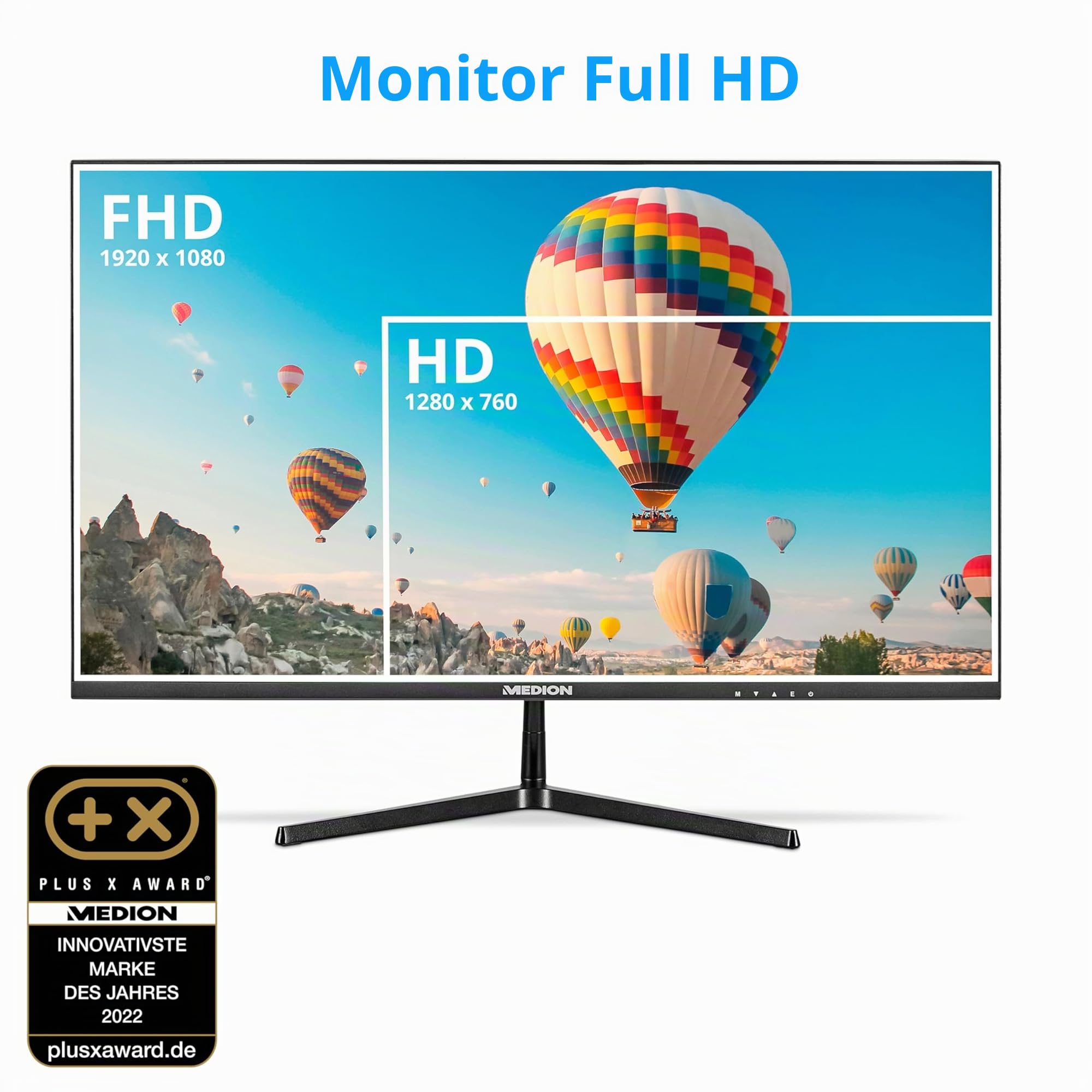 MEDION P52424 MD 20152 monitor 24" Full HD HDMI antiriflesso