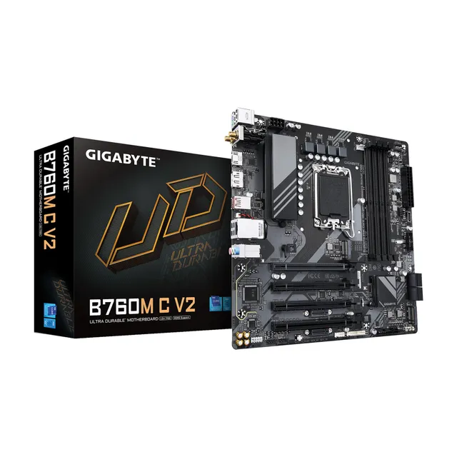 Gigabyte B760M C V2 scheda madre LGA1700 DDR5 Micro-ATX