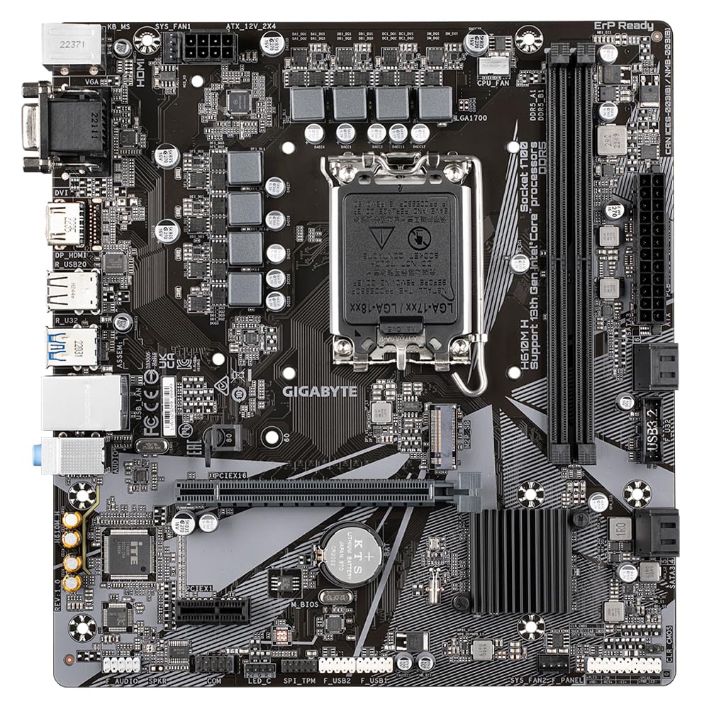 GIGABYTE H610M H scheda madre LGA1700 DDR4