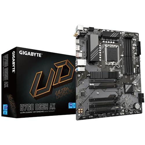 GIGABYTE B760 DS3H AX DDR5 scheda madre Wi-Fi 6E