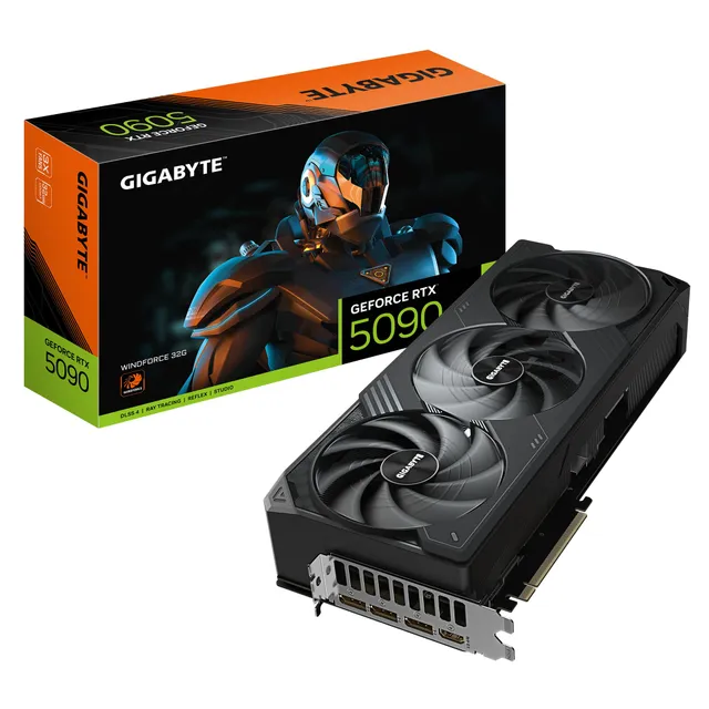 GIGABYTE WINDFORCE RTX 5090 GV-N5090WF3-32GD scheda video 32GB