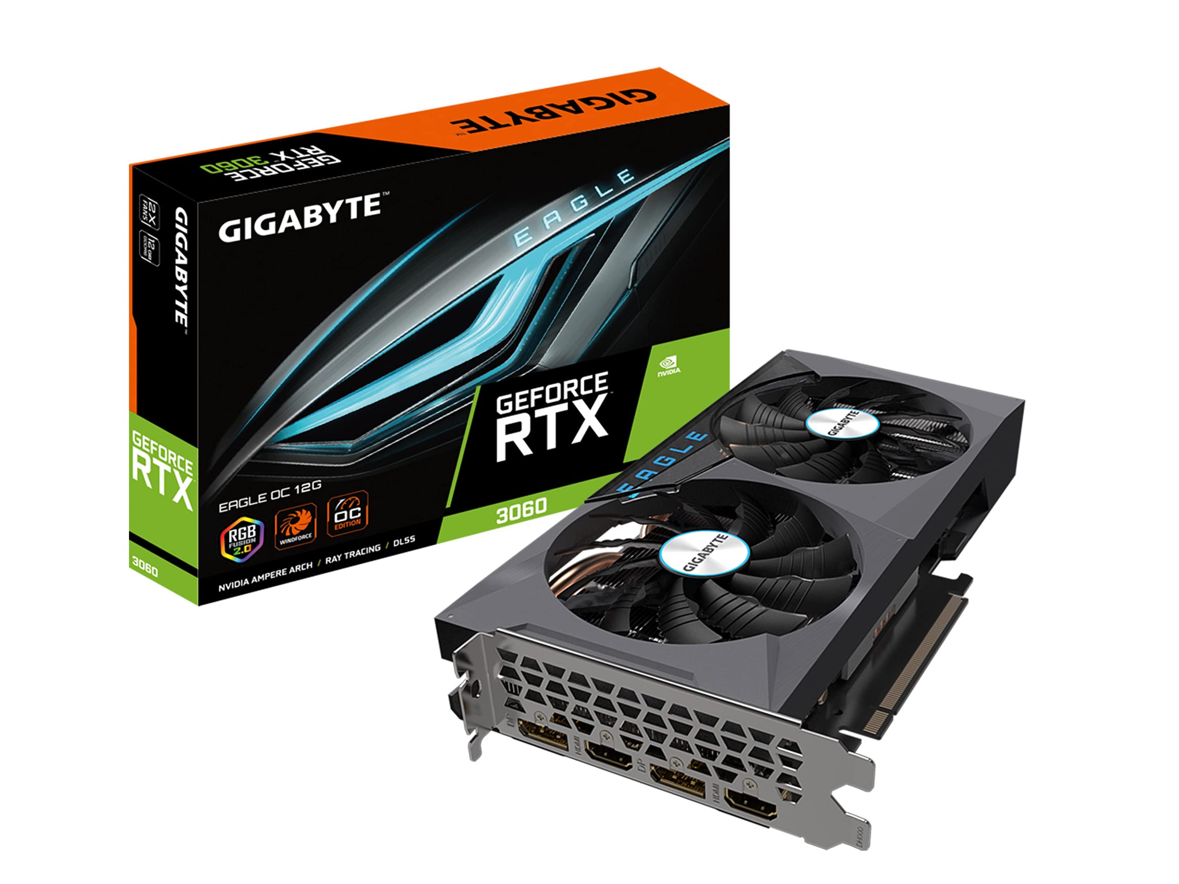 GIGABYTE RTX 3060 Eagle OC 12G scheda video GDDR6