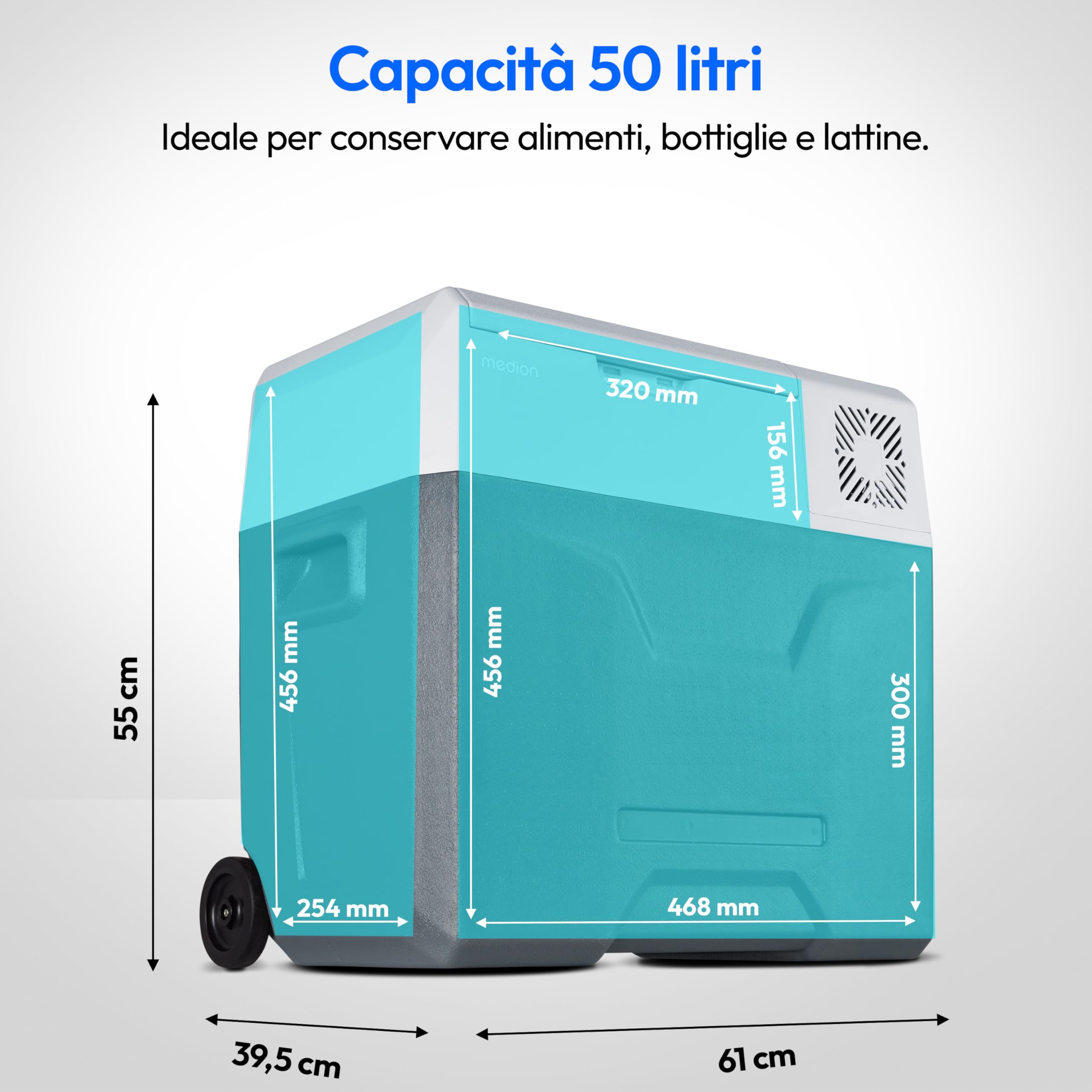 MEDION MD13112 frigo portatile compressore 47L da -20°C