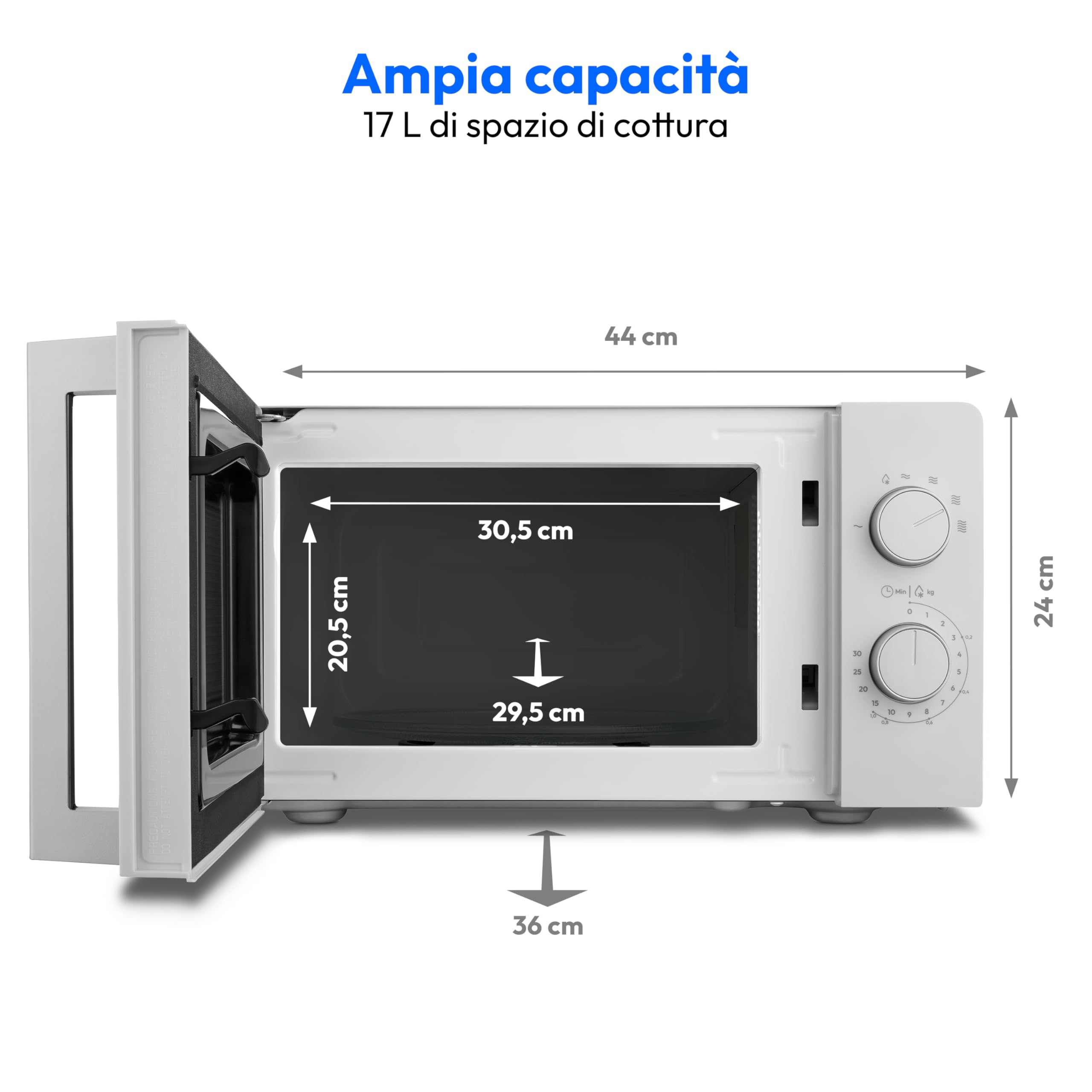 MEDION MD12211 forno a microonde 20 L grigio chiaro 700W