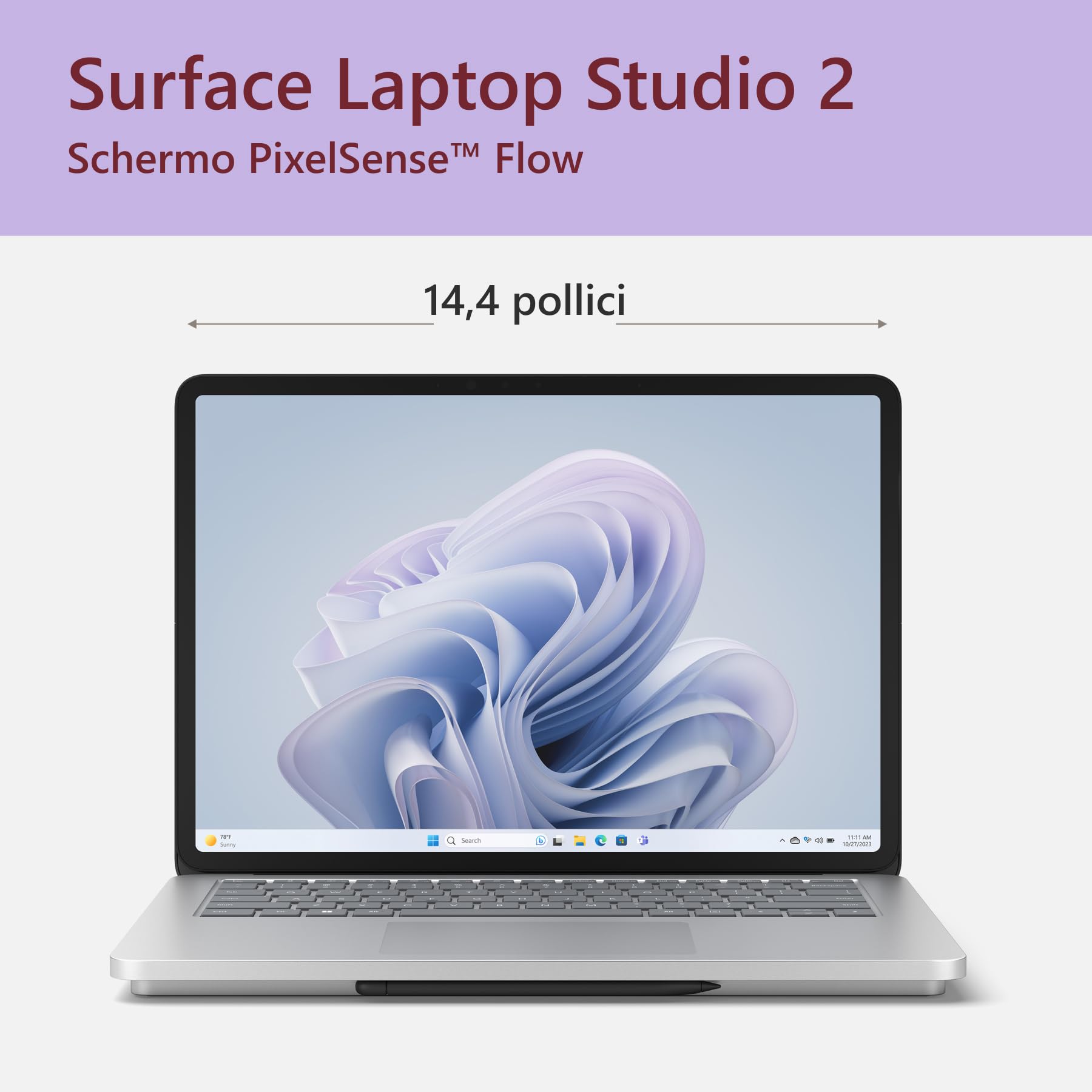 Microsoft Surface Laptop Studio 2 notebook 14,4" 16GB/512GB
