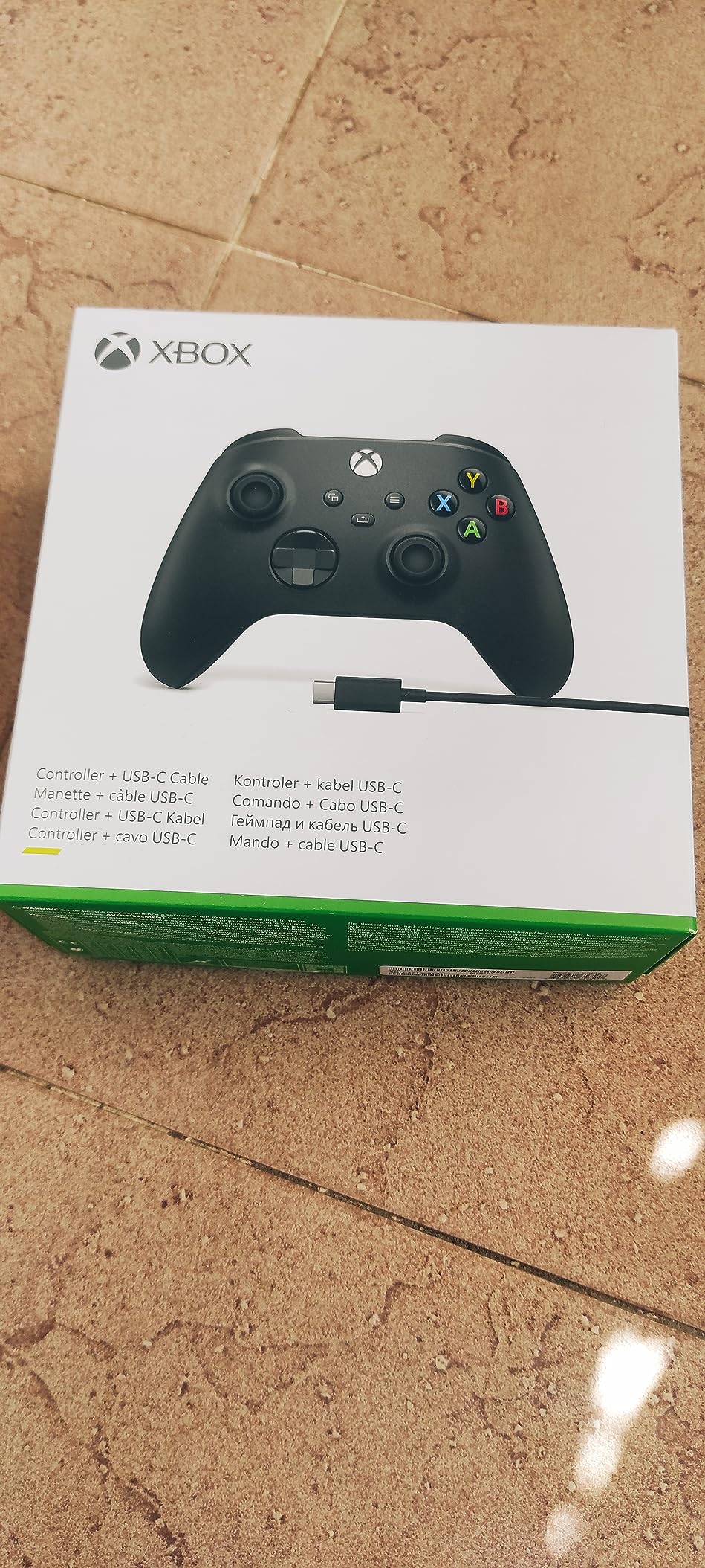 Xbox Wireless Controller Carbon Black + cavo USB-C