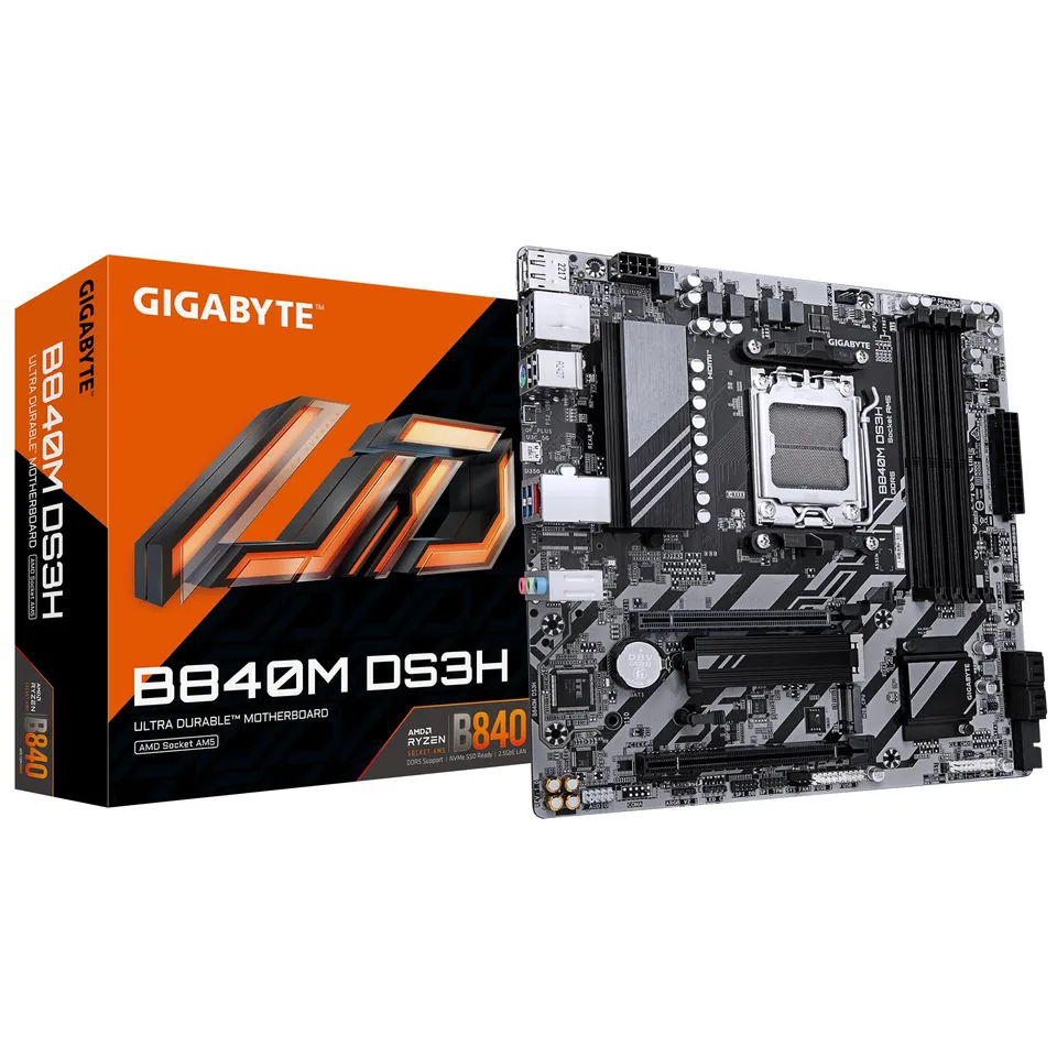 GIGABYTE B840M DS3H scheda madre AM5 DDR5 8200MHz