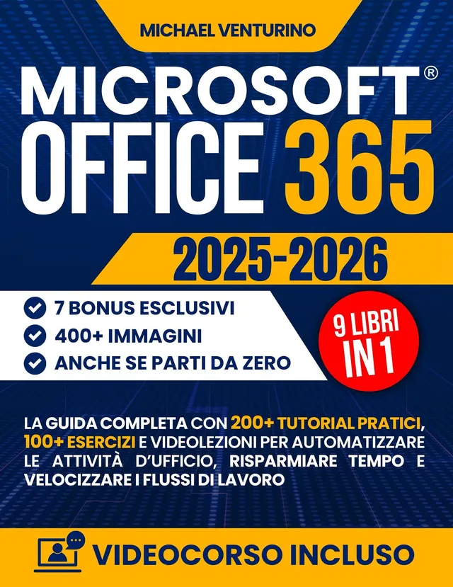 Microsoft Office 365 guida libro 300 tutorial esercizi