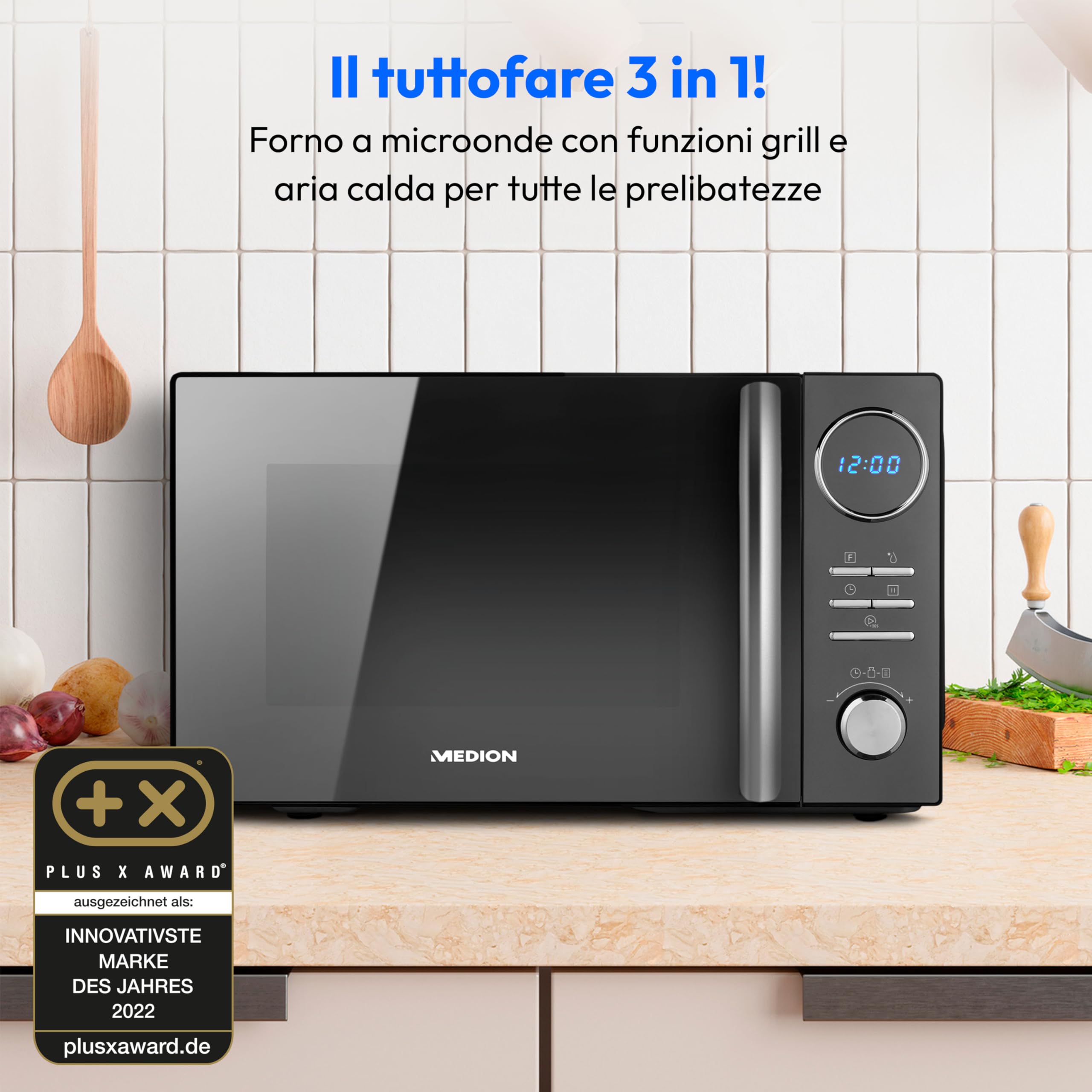 MEDION MD 11493 forno a microonde 23L 3 in 1