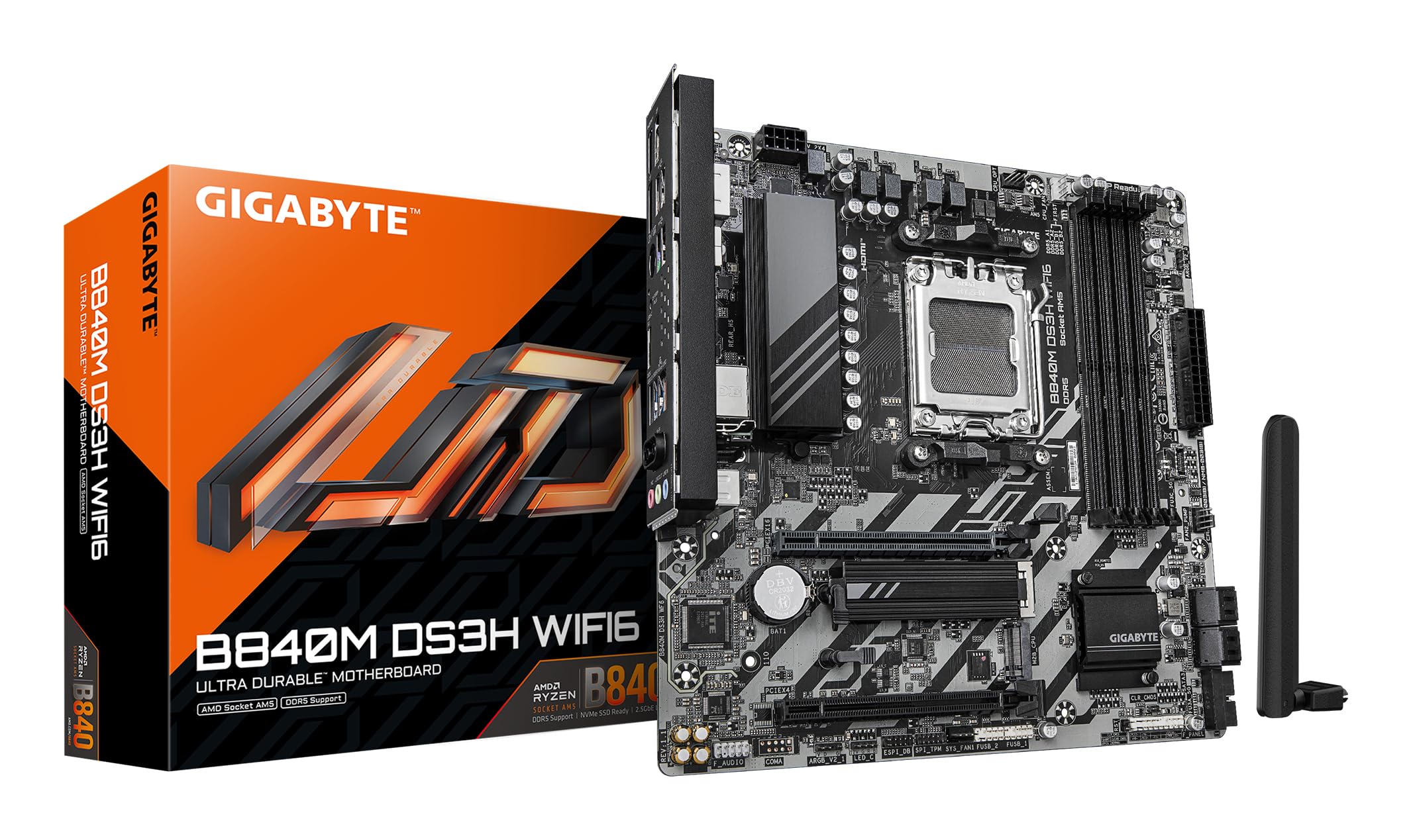 Gigabyte B840M DS3H WIFI6 Scheda Madre AMD AM5 DDR5
