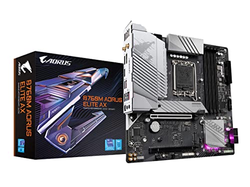 Gigabyte B760M Aorus Elite AX scheda madre LGA1700 DDR5 WiFi 6E