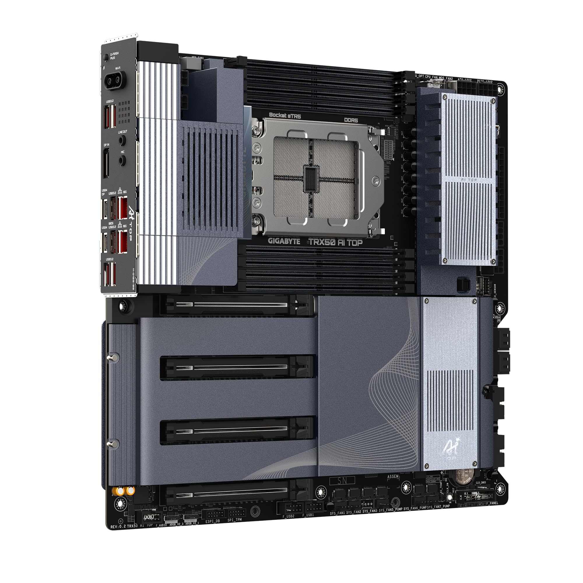 GIGABYTE TRX50 AI TOP scheda madre sTR5 Wi-Fi 7