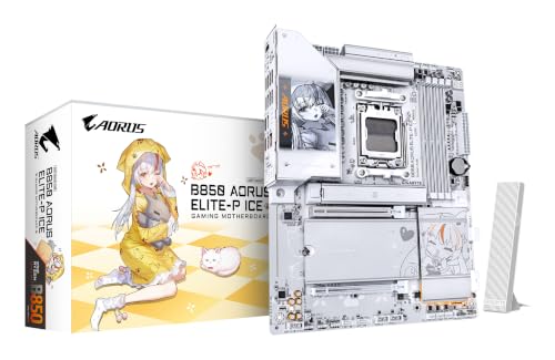 Gigabyte B850 Aorus Elite-P Ice scheda madre AM5 bianca