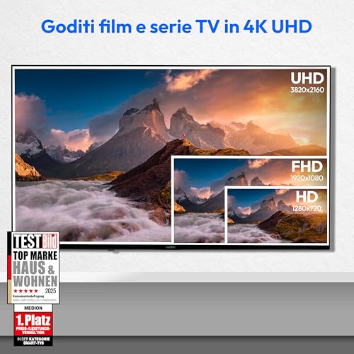 MEDION MD 865600 TV QLED 65" 4K Smart TV VIDAA Dolby