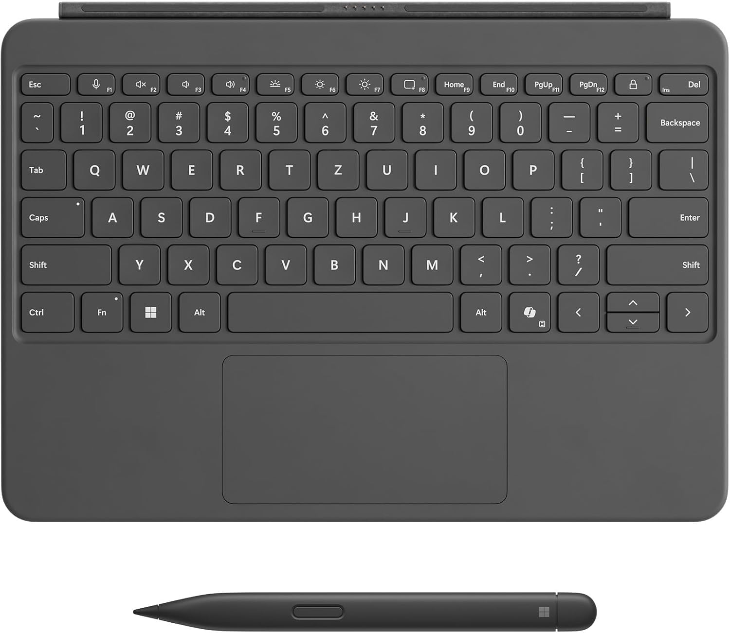 Microsoft Surface Pro 12 tastiera retroilluminata con Slim Pen ardesia