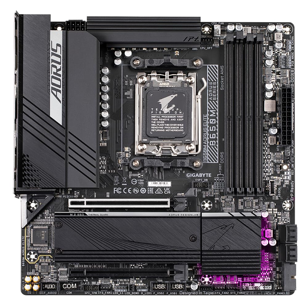 Gigabyte B650M Aorus Elite Scheda Madre AM5 DDR5 Micro ATX