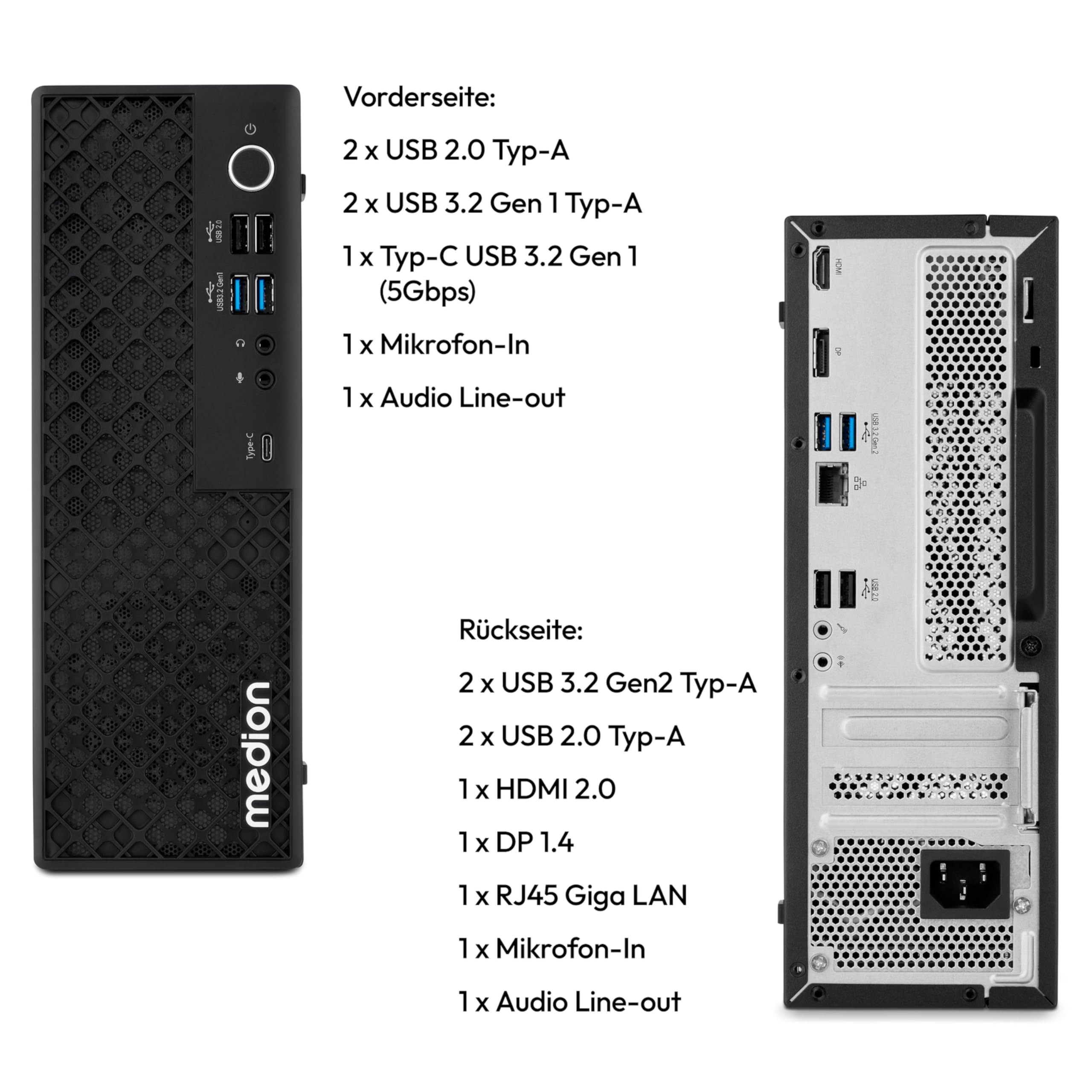 MEDION Picoworx T80 III 10025964 Mini PC Ultra 7 258V 32GB 1TB
