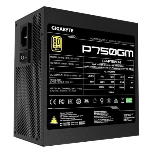 GIGABYTE GP-P750GM Alimentatore 750W 80 Plus Gold