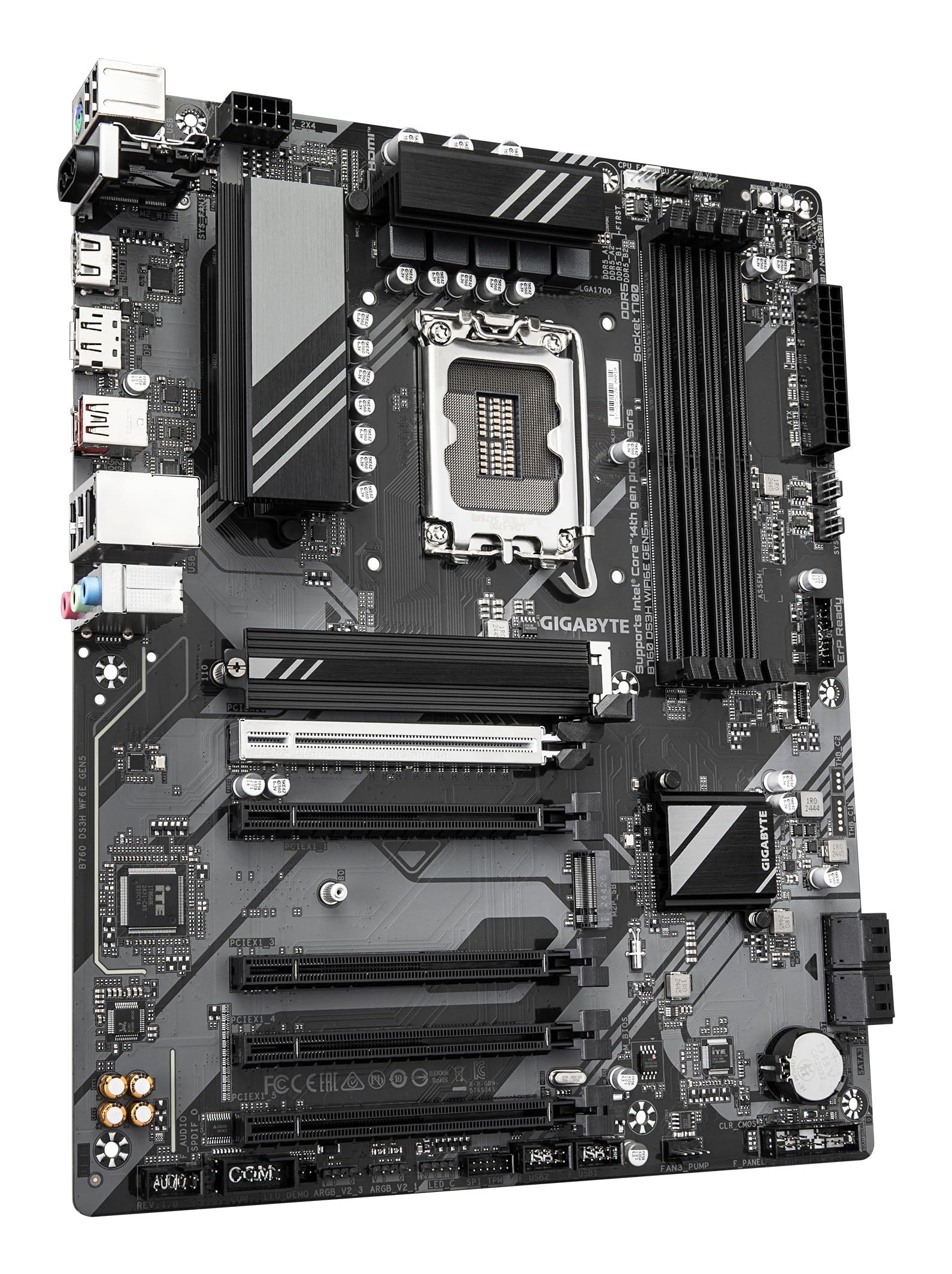Gigabyte B760 DS3H WIFI6E GEN5 Scheda Madre Intel DDR5