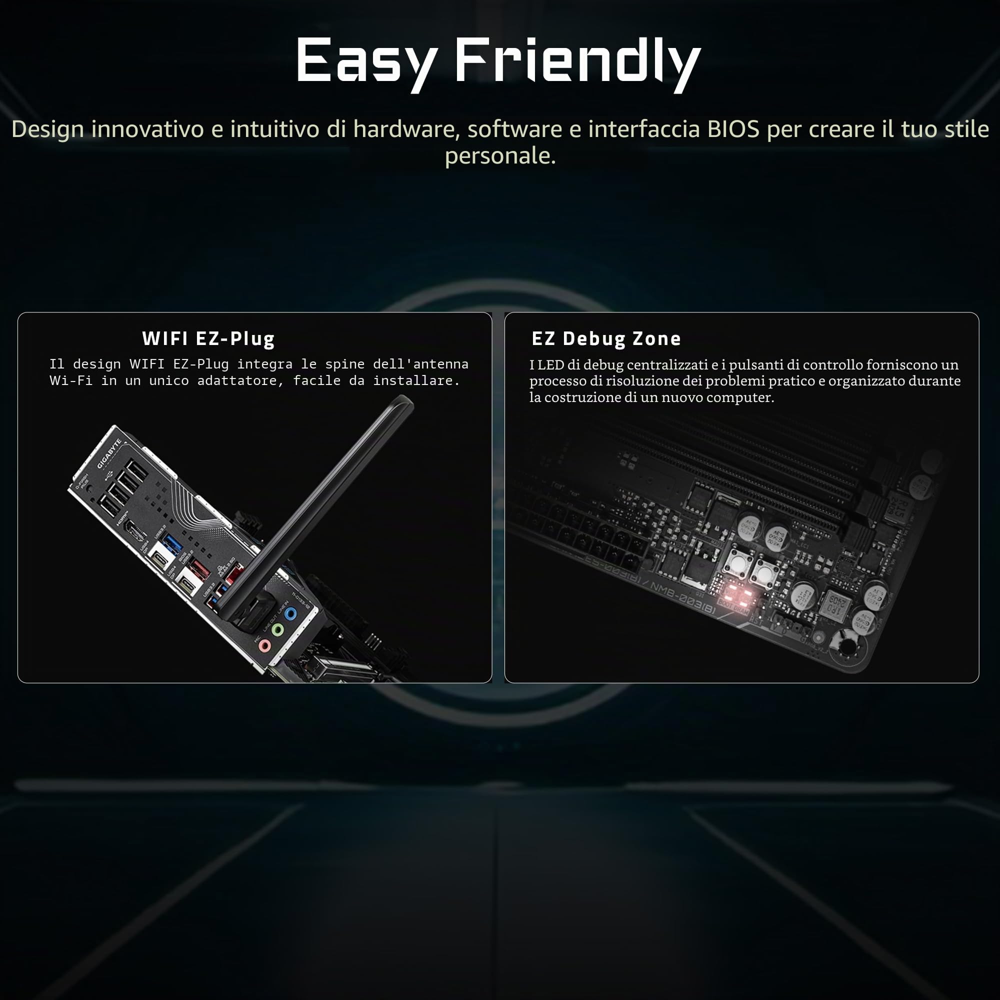 GIGABYTE X870 EAGLE WIFI7 scheda madre AM5 Wi-Fi 7