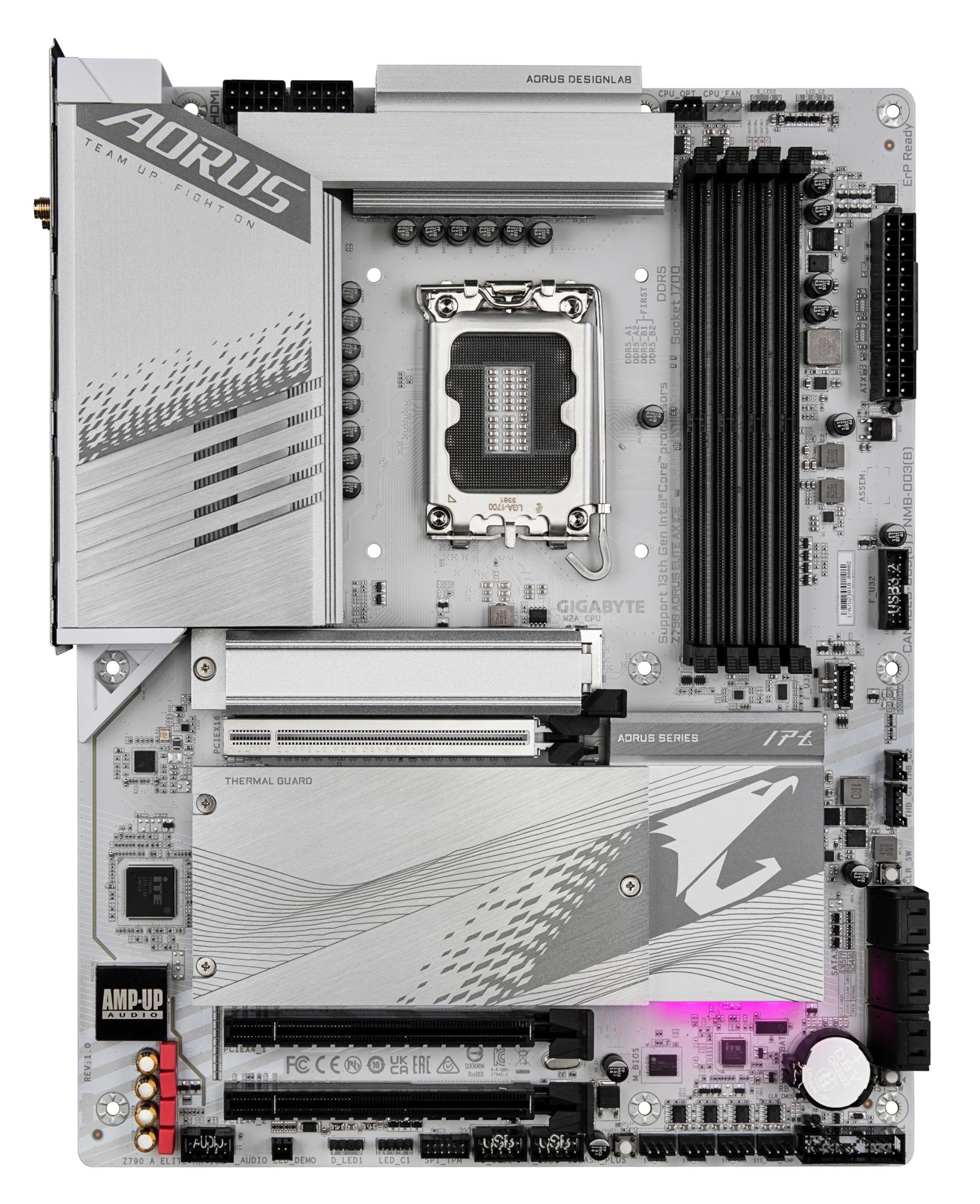 Gigabyte Z790 Aorus Elite AX Ice scheda madre DDR5 WiFi 6E