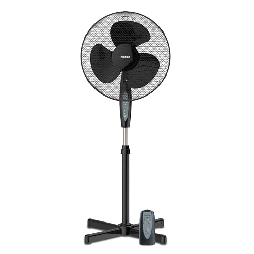 MEDION MD18795 ventilatore a piantana 45W nero telecomando