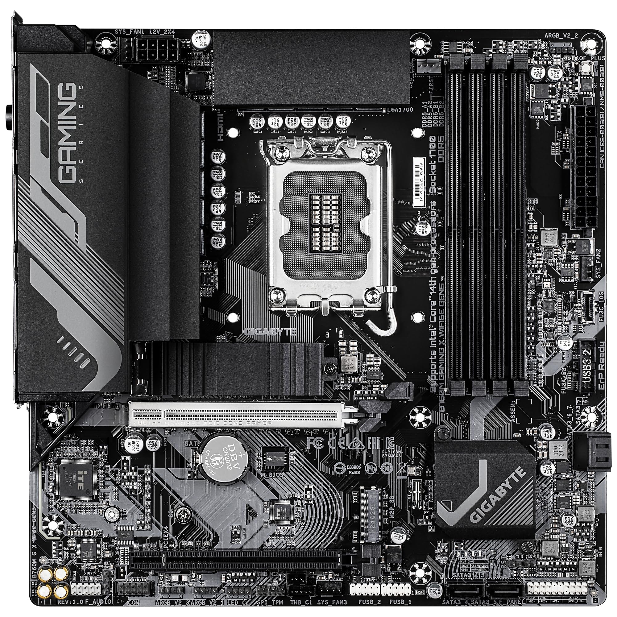 GIGABYTE B760M Gaming X WiFi6E GEN5 Scheda Madre DDR5