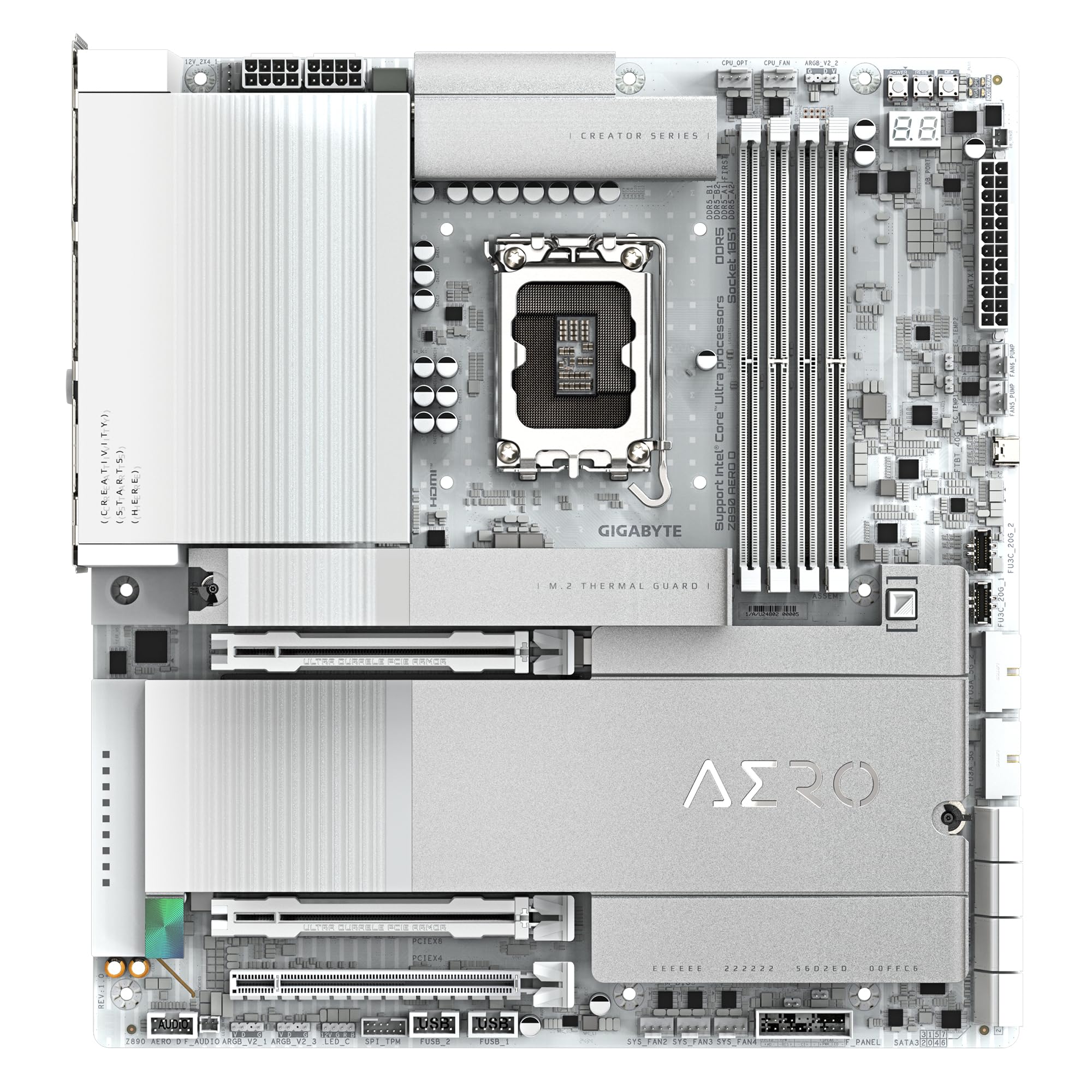 GIGABYTE Z890 AERO D scheda madre Wi-Fi 7 Thunderbolt 5