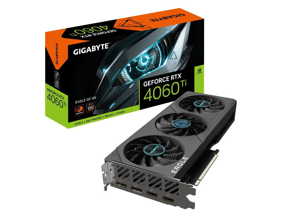 GIGABYTE RTX 4060 Ti EAGLE OC scheda video 8GB GDDR6 DLSS 3