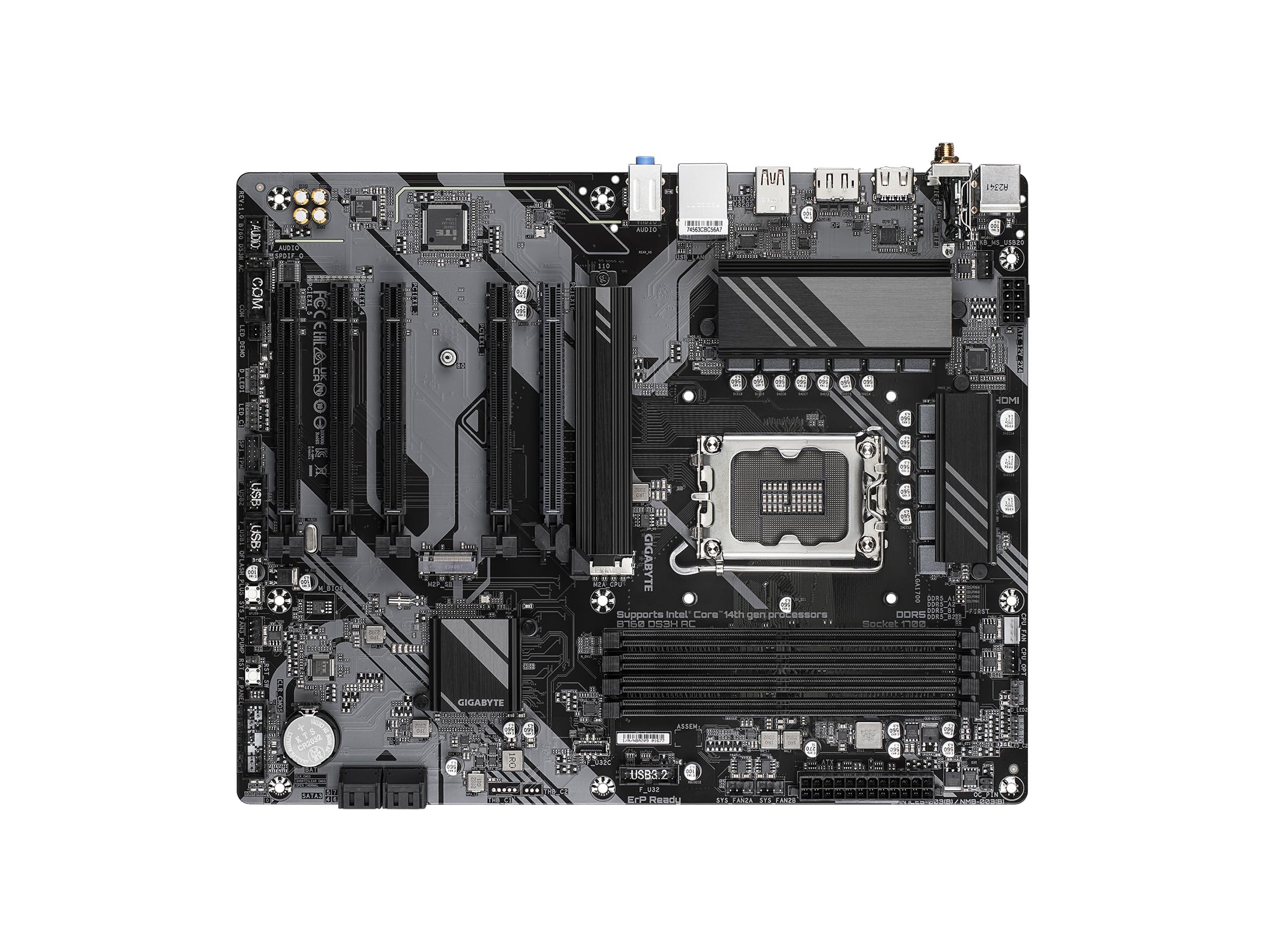 GIGABYTE B760 DS3H AC scheda madre LGA1700 DDR5 WiFi