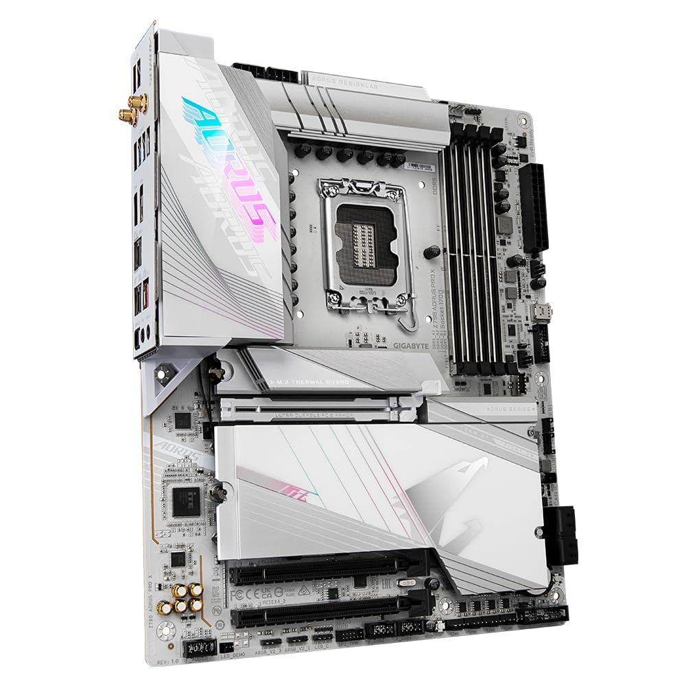 GIGABYTE AORUS Z790 PRO X Scheda Madre DDR5 Wi-Fi 7 bianca