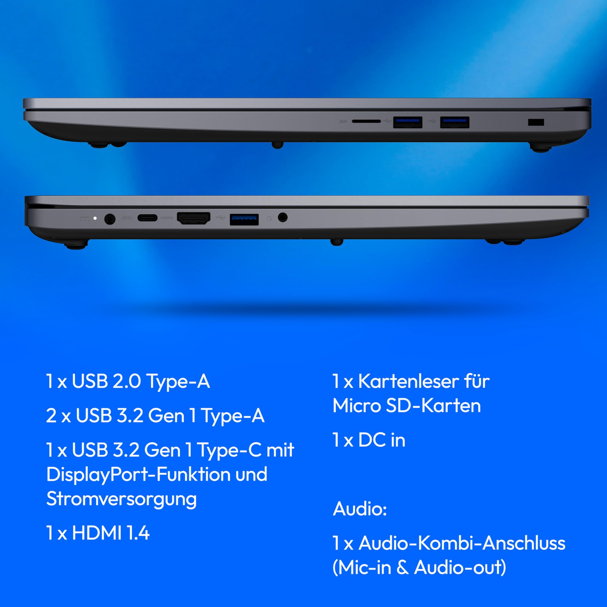 MEDION Avantum 17 E1i i5-13420H notebook 32GB 1TB 17,3" FHD
