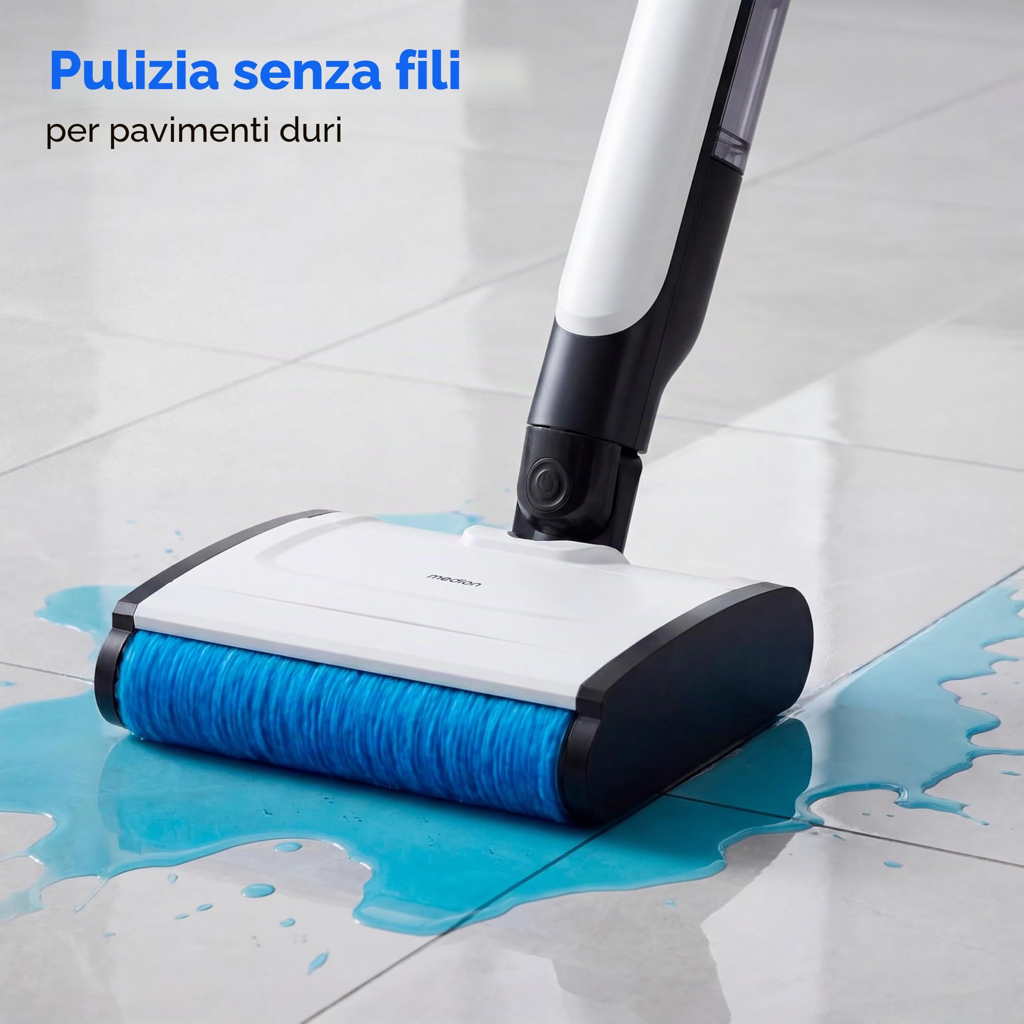 MEDION H11 Lavapavimenti Senza Fili 45 Min Serbatoi Separati