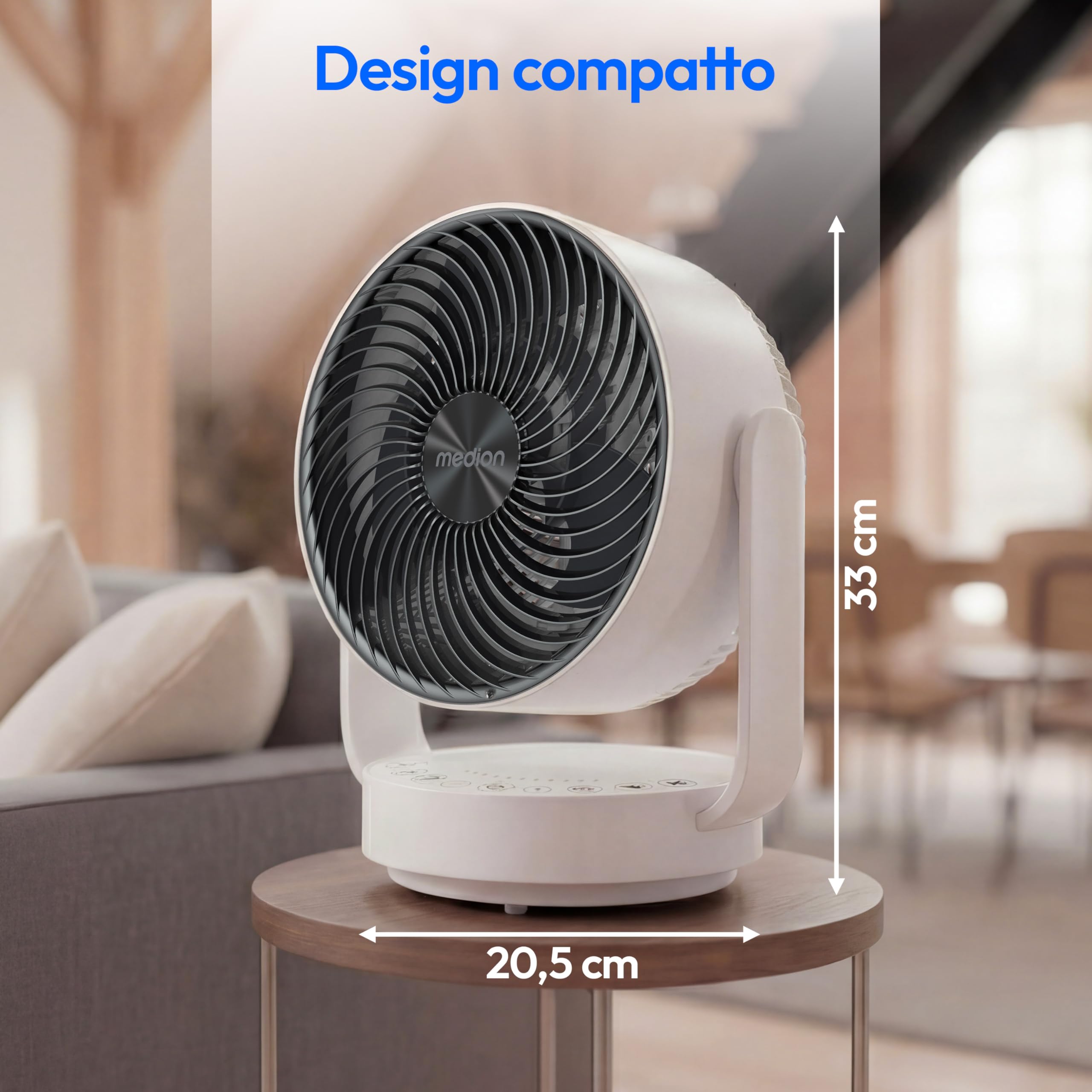 Medion P20 DF P20 DF ventilatore da tavolo 28W con telecomando