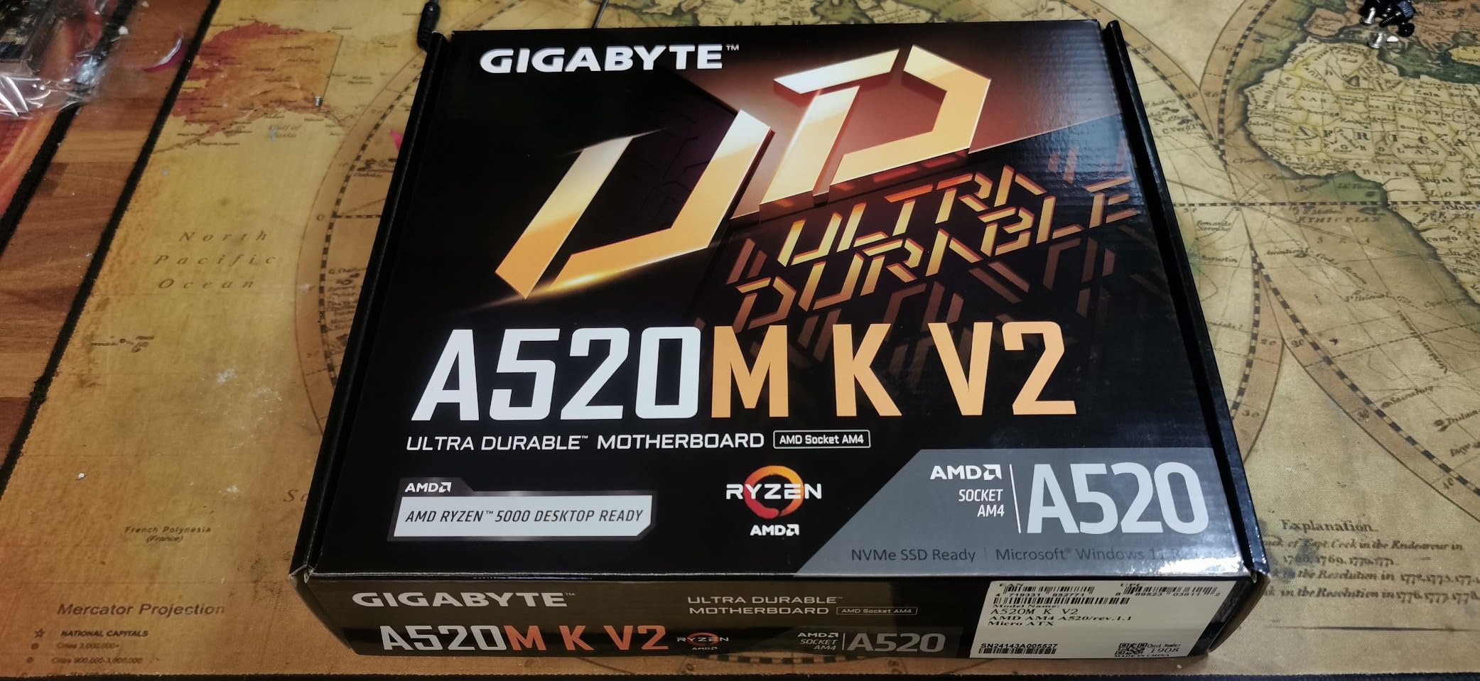 Gigabyte A520M K V2 Scheda Madre AM4 Micro ATX