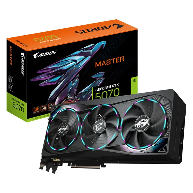 GIGABYTE AORUS RTX 5070 MASTER 12G scheda video 12GB GDDR7