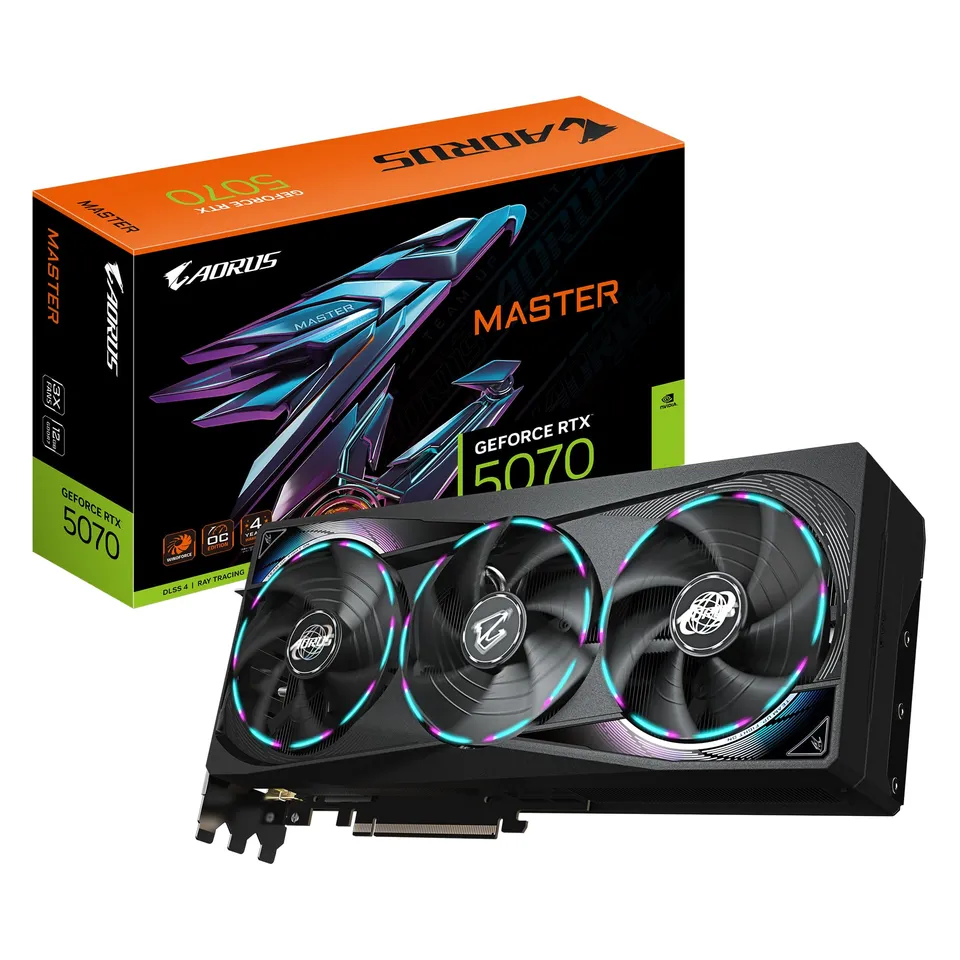 GIGABYTE AORUS RTX 5070 MASTER 12G scheda video 12GB GDDR7