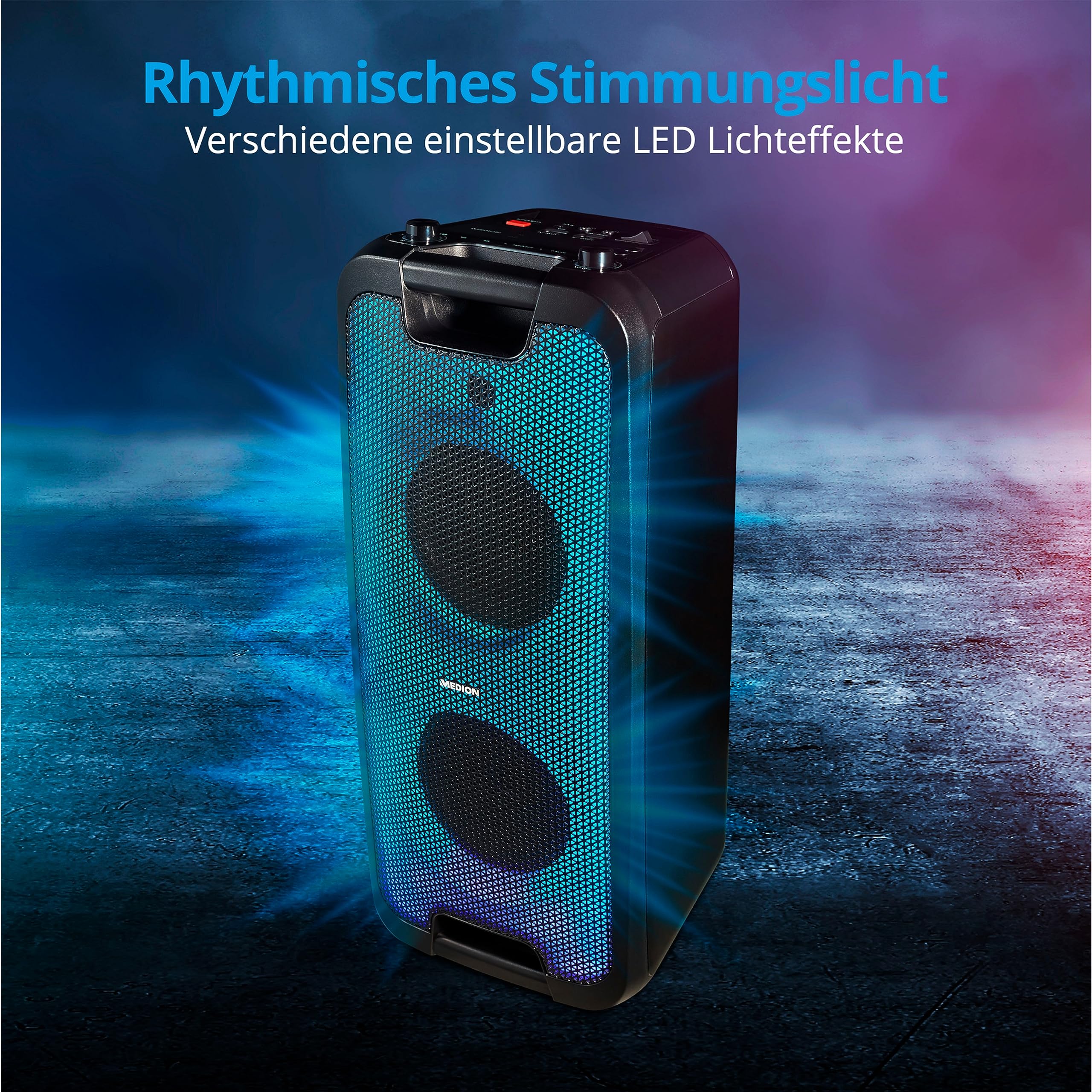 MEDION LIFE E61400 party sound system cassa Bluetooth