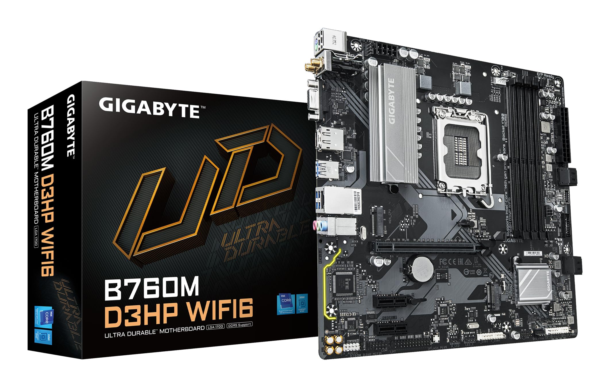 Gigabyte B760M D3HP WiFi6 scheda madre DDR5 mATX