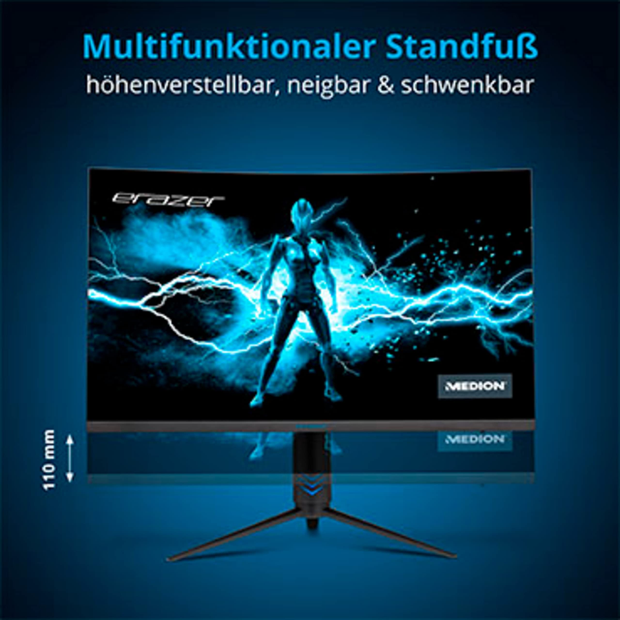 MEDION ERAZER Spectator X20 MD22093 monitor curvo 32" 165Hz