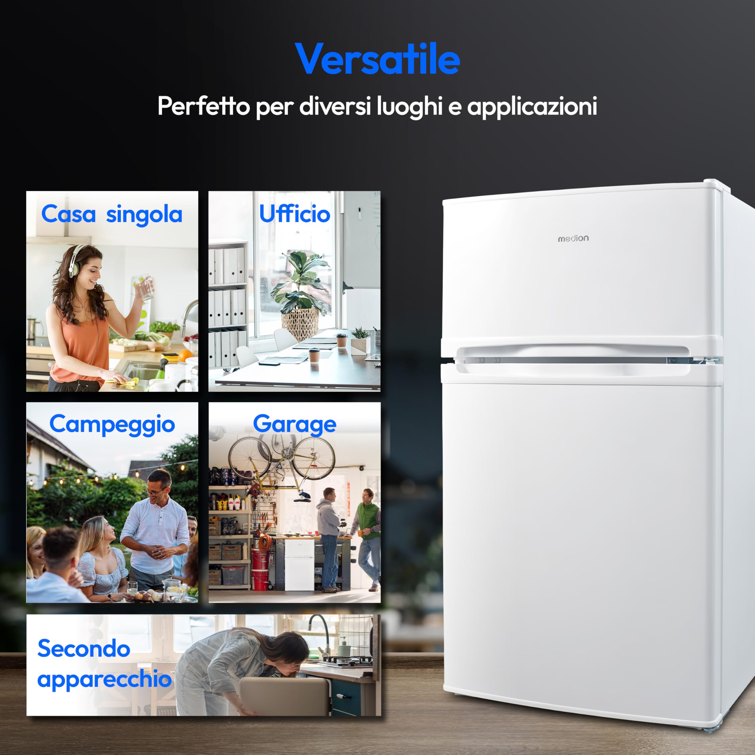 MEDION MD 37689 frigo congelatore 85 litri bianco 4 stelle